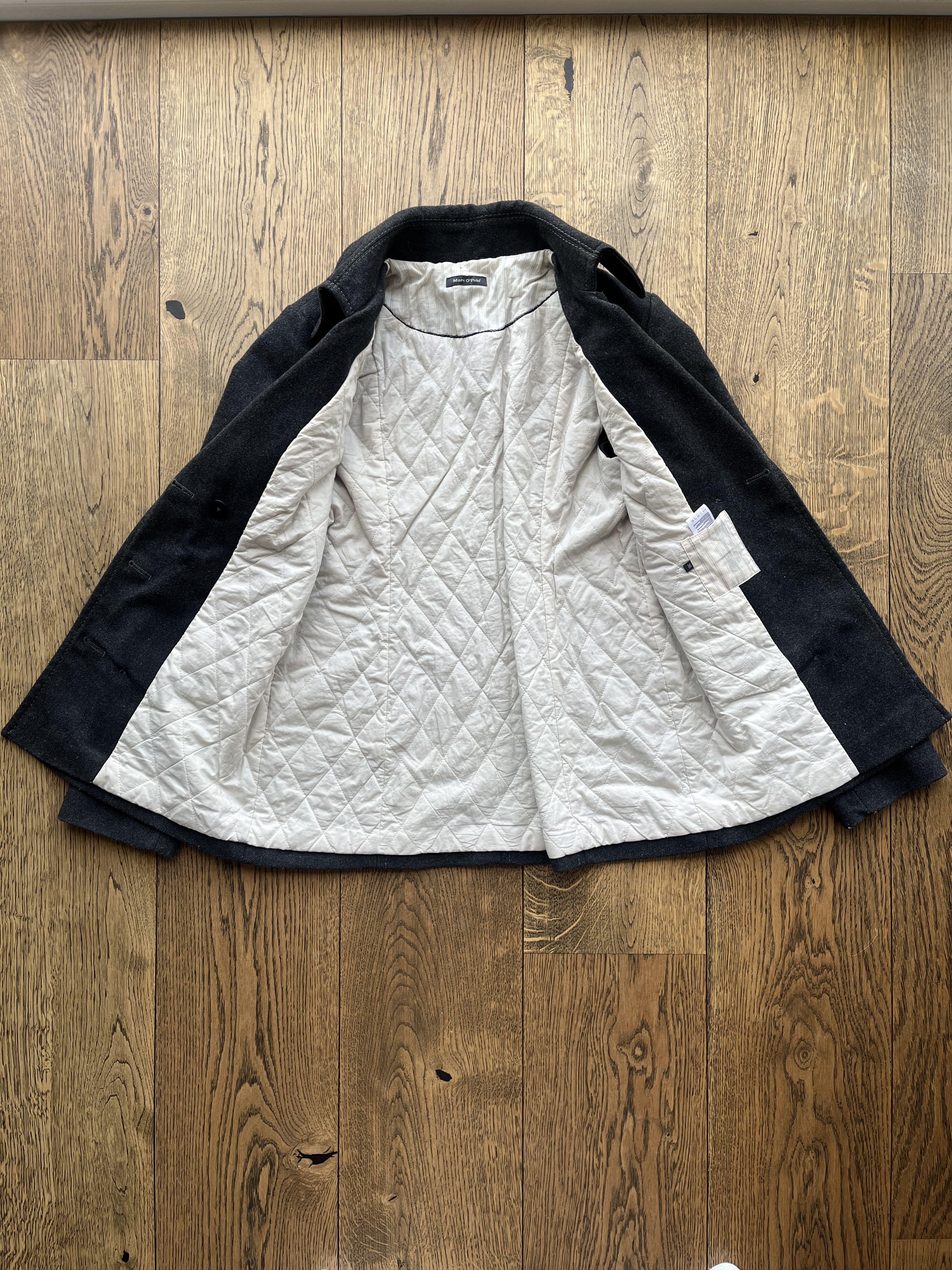 Marc O'Polo Vintage 2000's Marc O'Polo Claire Breasted Wool Peacoat Size S / US 4 / IT 40 - 3 Thumbnail