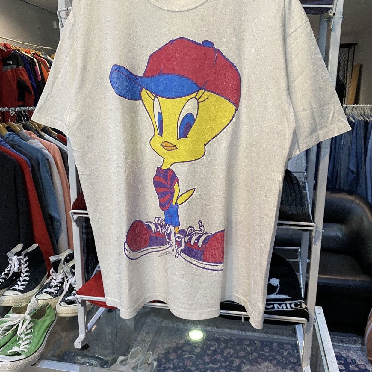 Cartoon Network Vintage Looney Tunes Tweety Bird T-Shirt Size US XL / EU 56 / 4 - 4 Thumbnail