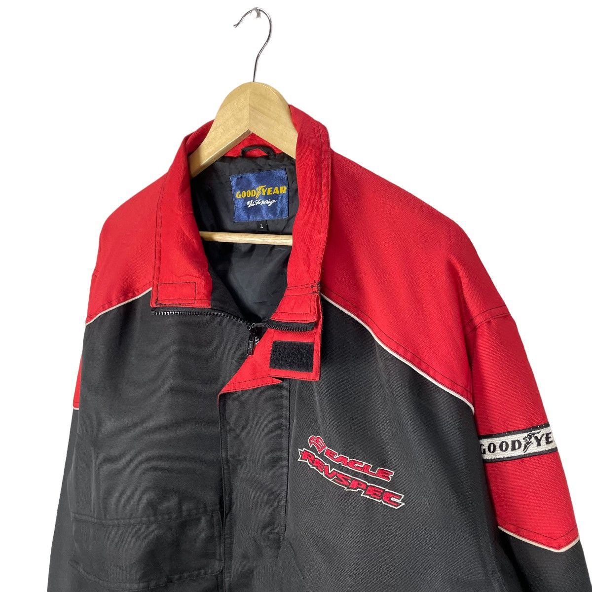 Formula 1 ☀️GOODYEAR RACING REVSPEC STAFF BOMBER LIGHT JACKET Size US L / EU 52-54 / 3 - 4 Thumbnail