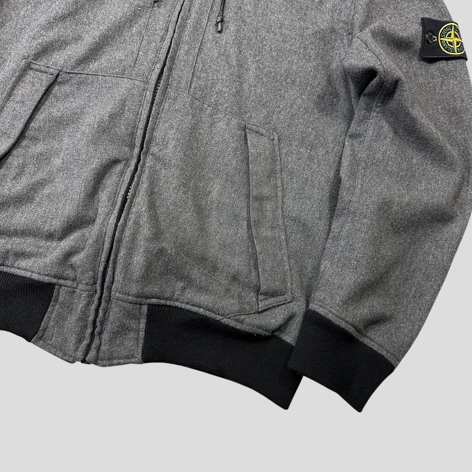 Stone Island Stone Island AW14 Mélange Wool Poly Double Hood Jacket - L Size US L / EU 52-54 / 3 - 9 Thumbnail