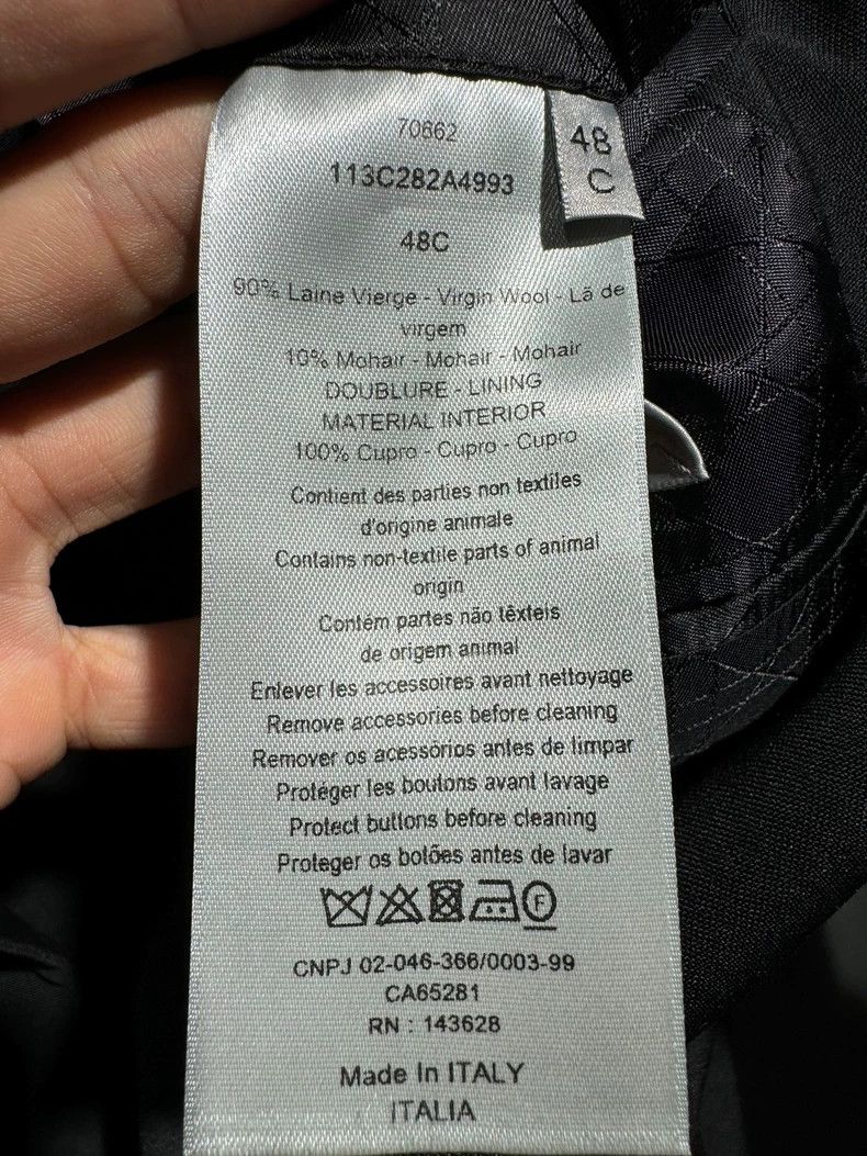 Dior Dior Black double-breasted suit 2501-Nextarrow Size 48R - 7 Thumbnail