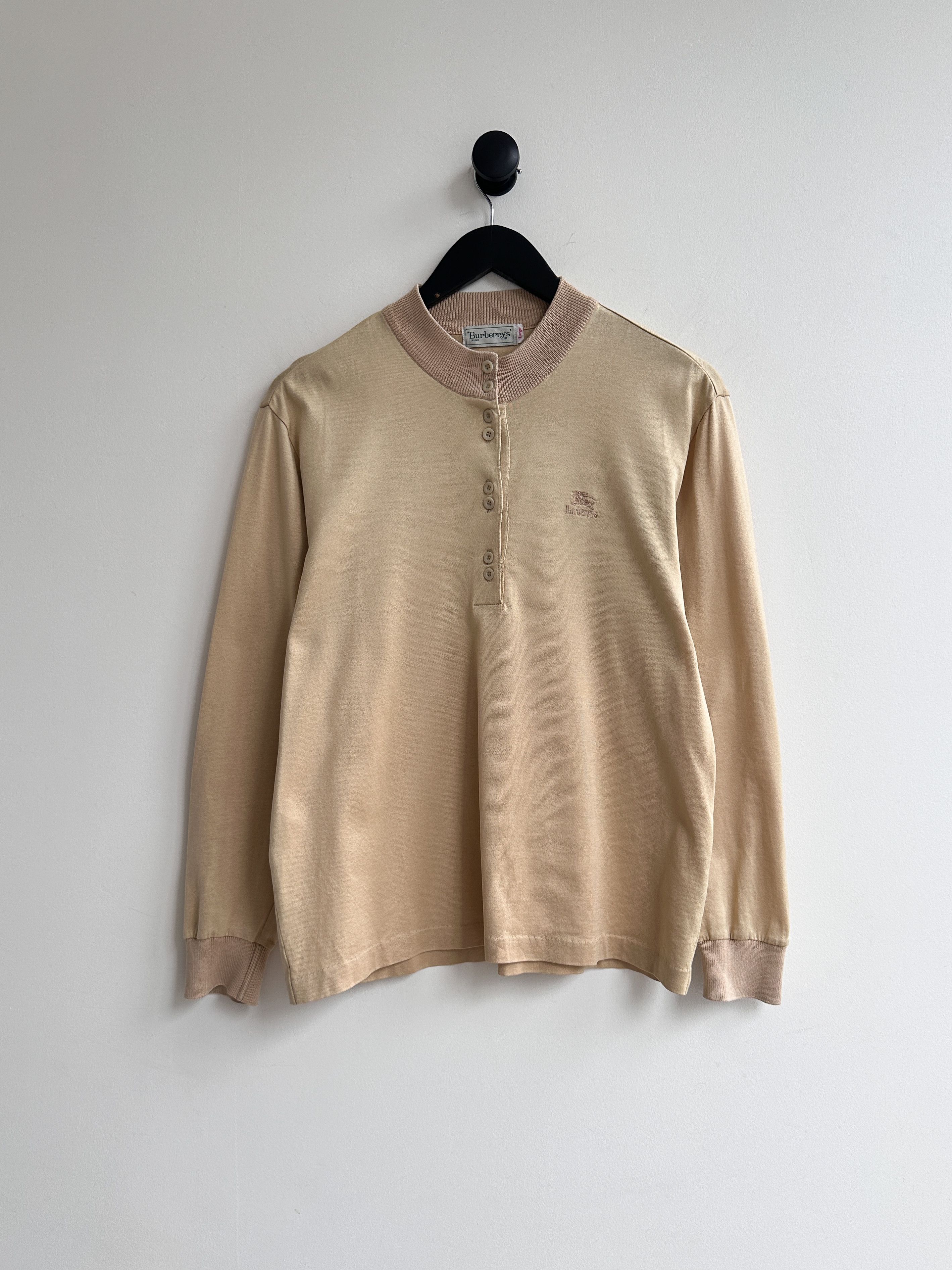 Burberry Vintage Burberry Longsleeve Tee Shirt Size L / US 10 / IT 46 - 1 Thumbnail