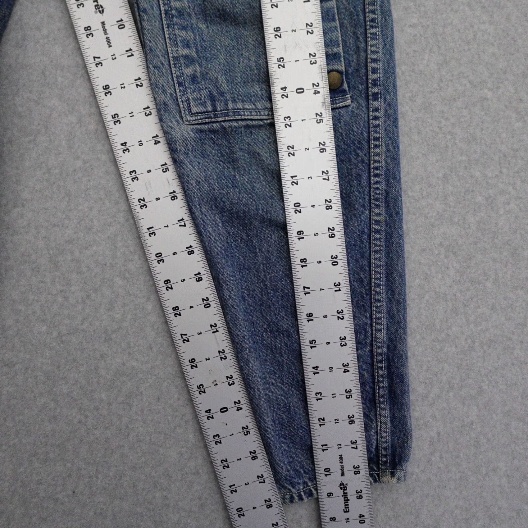 Guess VINTAGE GUESS Womens Jeans Snap-pocket High Waist Mom Blue 24 Pockets MEASUREMENTS ARE PROVIDED IN PICTURES Mens Girls Girls Size 42" / US 20 - 6 Thumbnail