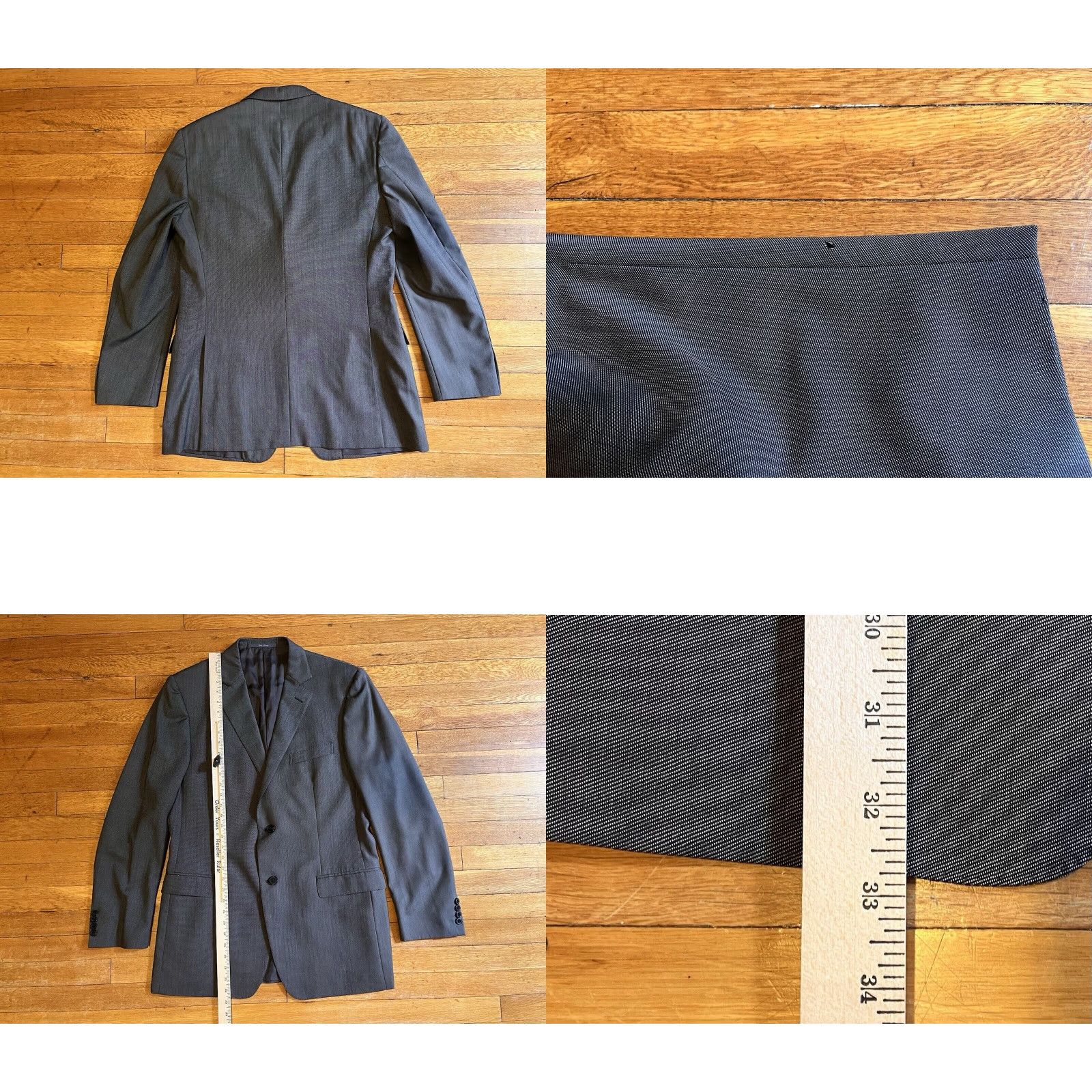 Ermenegildo Zegna Zegna Blazer Men’s 52L Grey Wool Jacket Blazer Mens 52L Grey Wool Solid Vintage? No. Size 52R - 8 Thumbnail