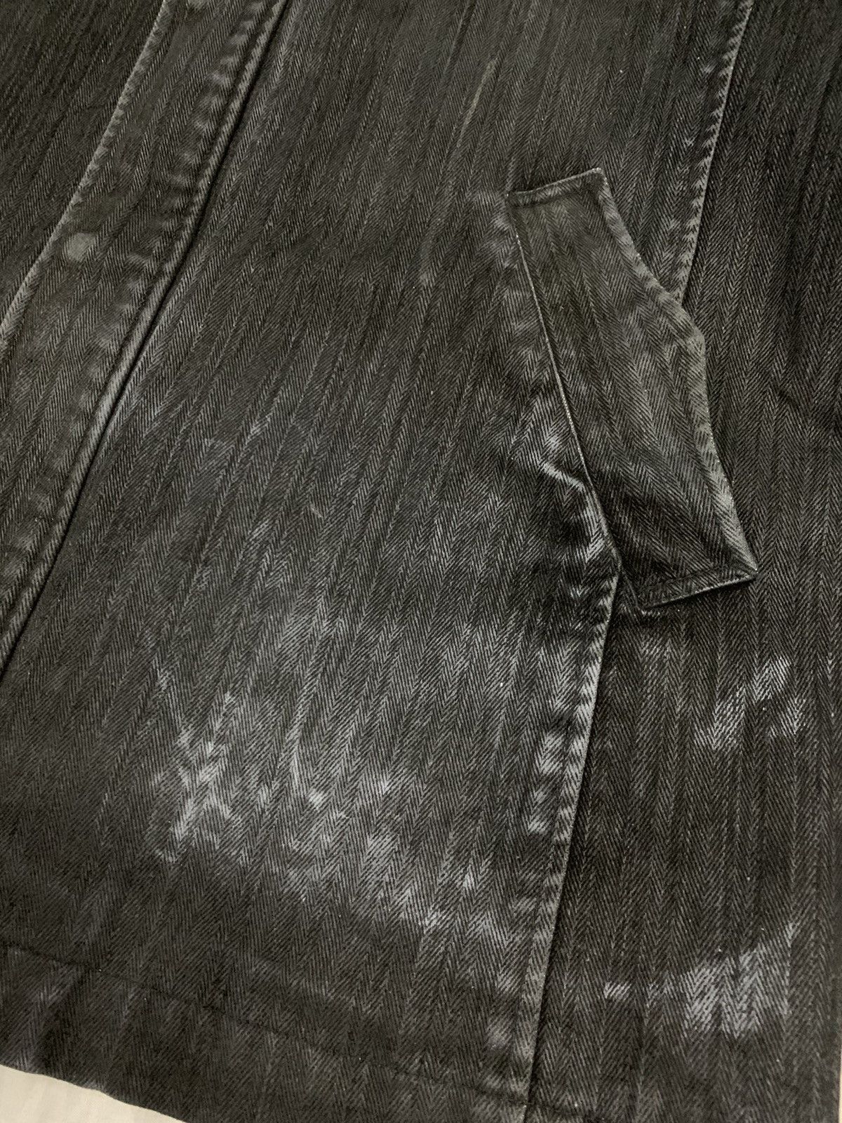 Kansai Yamamoto Kansai Yamamoto Buckle Collar Bondage Faded Denim Jacket Size US L / EU 52-54 / 3 - 9 Thumbnail