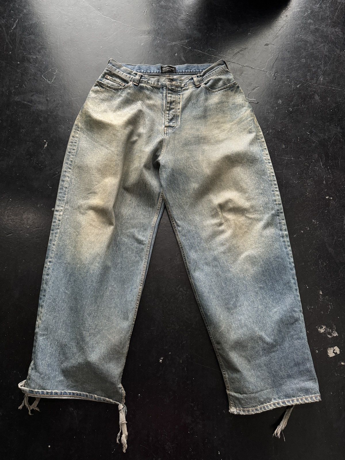 Pre-owned Balenciaga Wax Denim