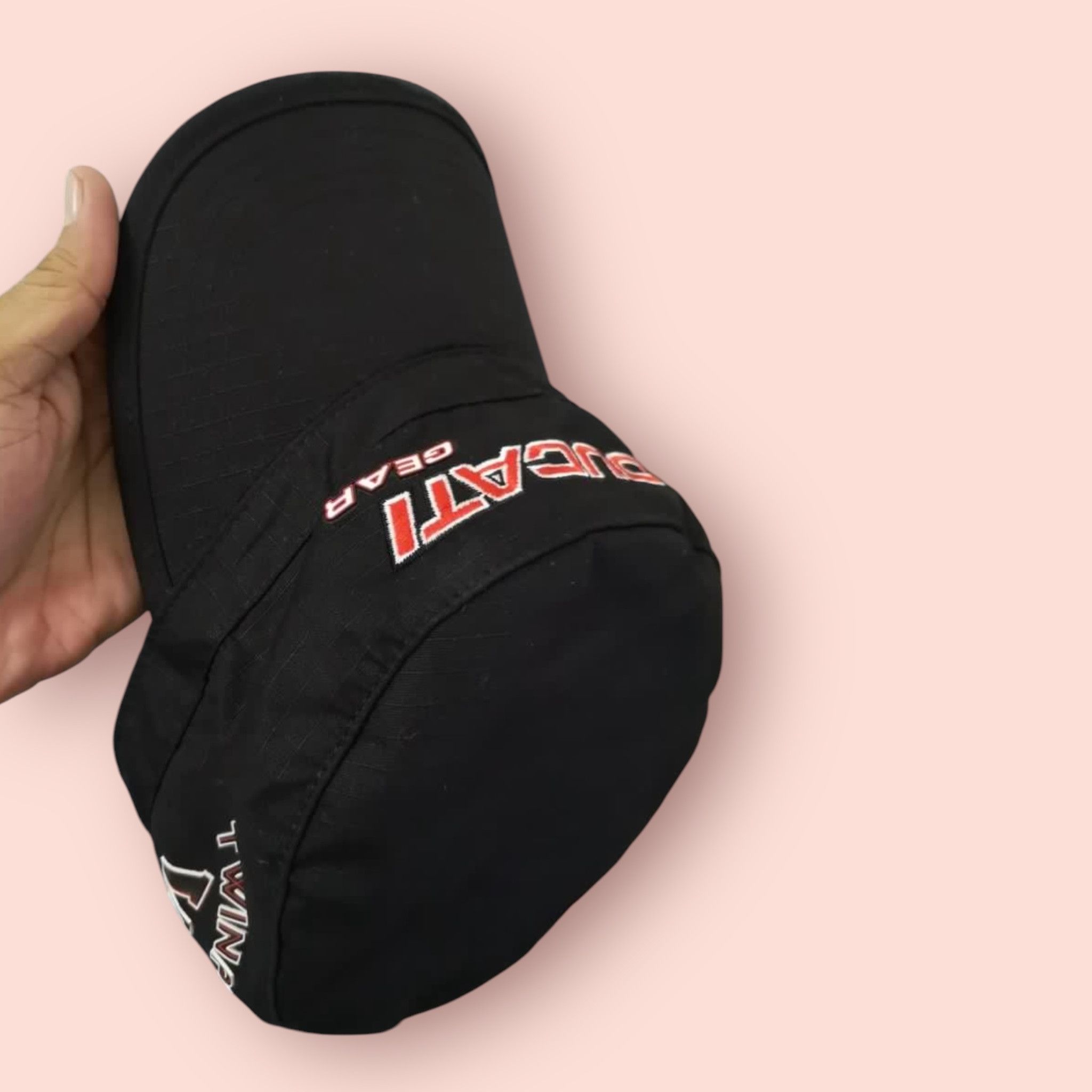 Ducati × Gear for Sports × Vintage VINTAGE DUCATI GEAR TWIN PULSE V4 PROMO COMBAT HAT Size ONE SIZE - 8 Thumbnail