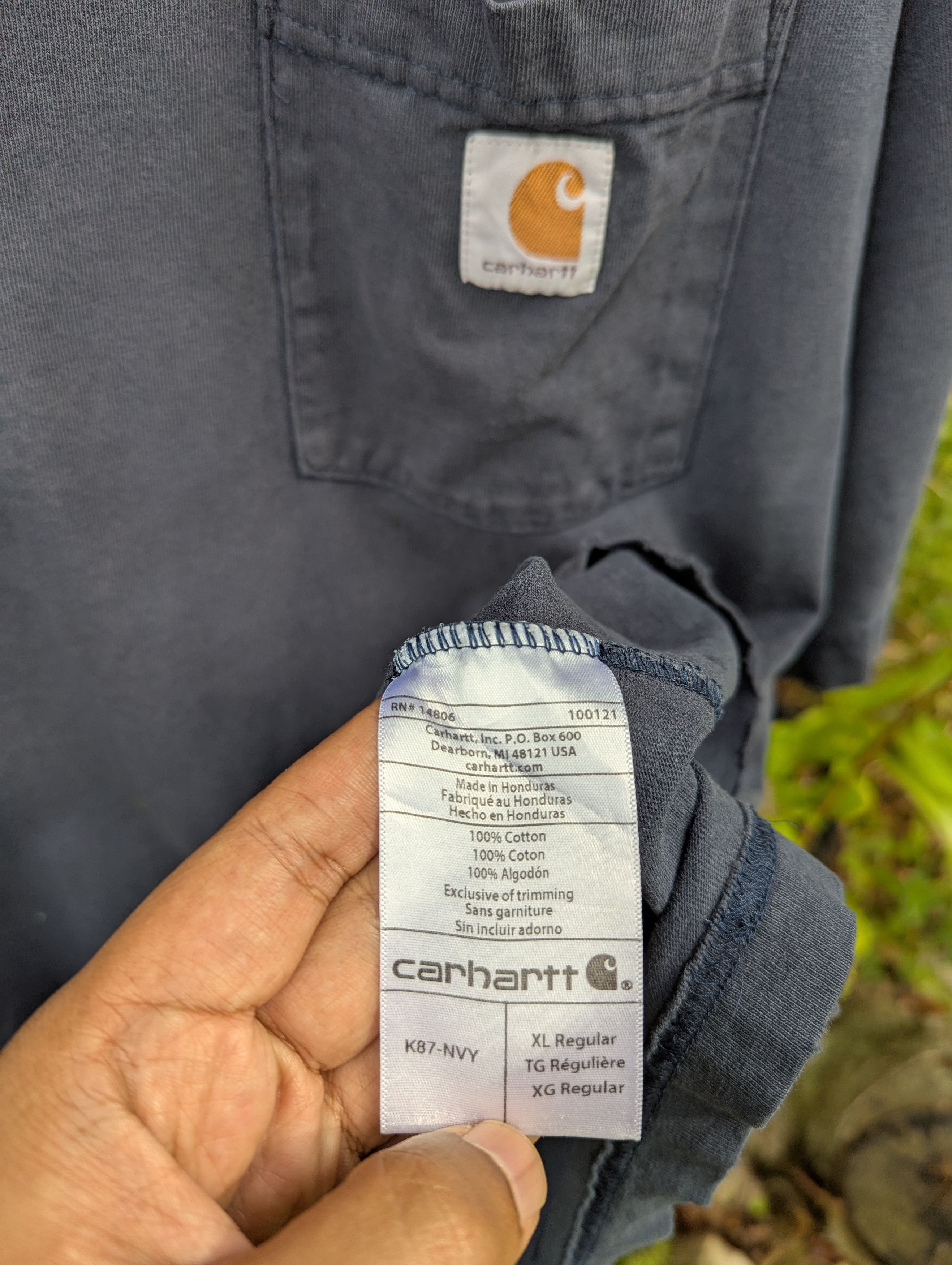 Carhartt Thrashed Carhartt Sunfaded Tshirt Size US XL / EU 56 / 4 - 8 Thumbnail