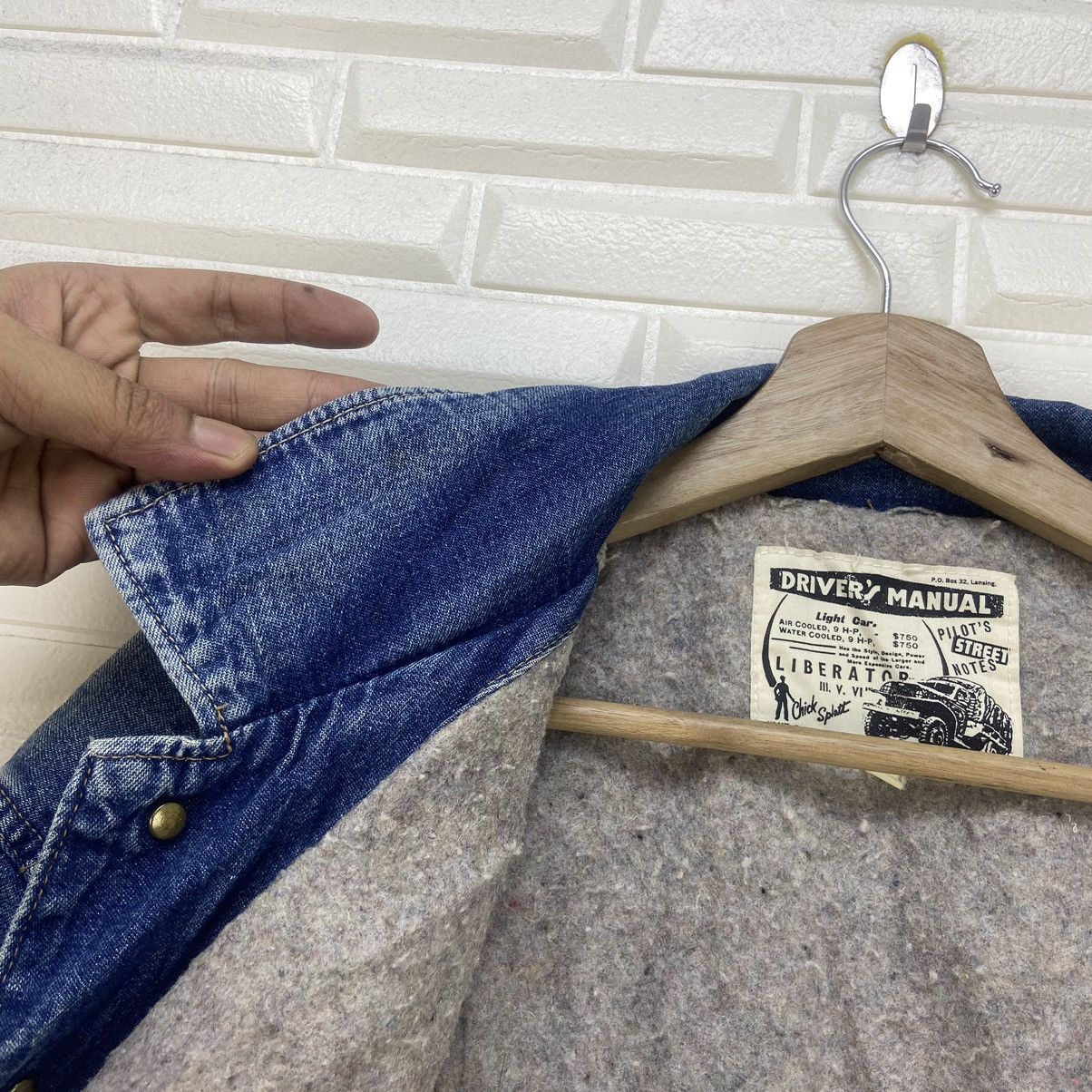Japanese Brand Vtg G.L Heart Lansing Driver’s Manual Denim Trucker Jacket Size US M / EU 48-50 / 2 - 21 Thumbnail