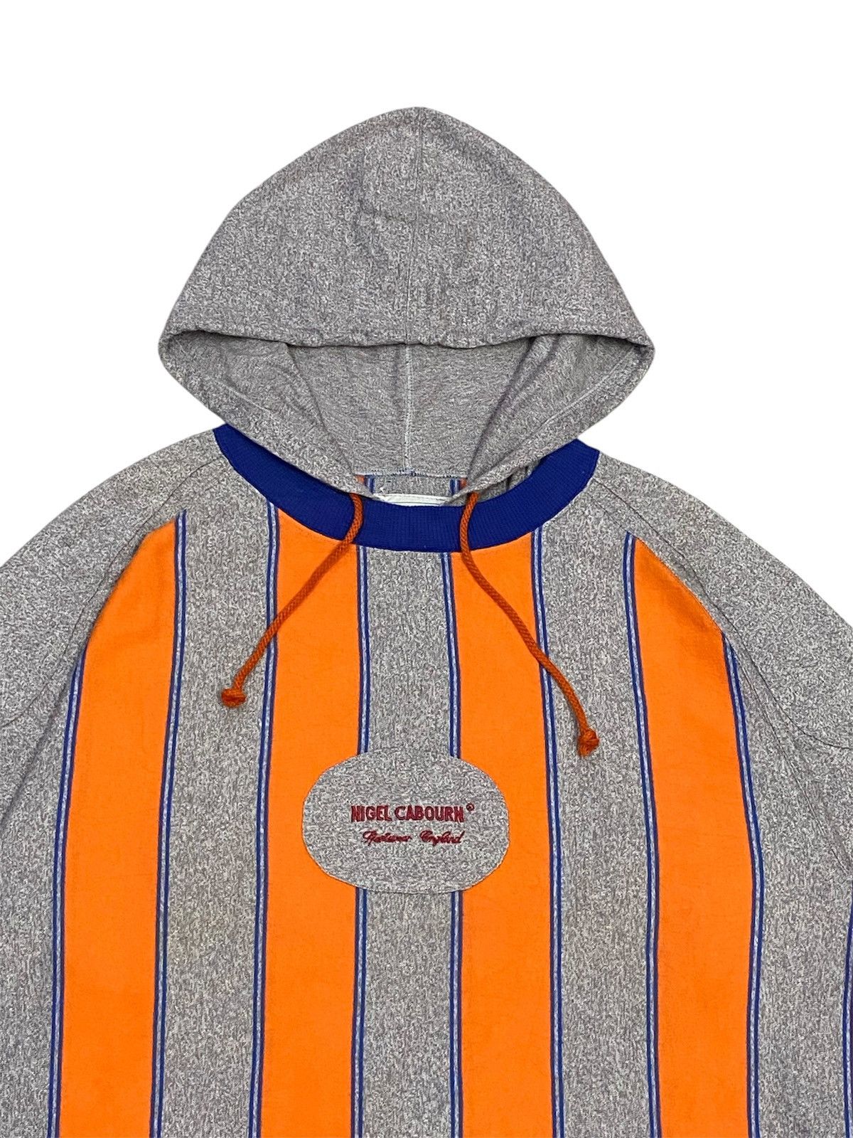 Nigel Cabourn Vintage Nigel Cabourn Stripe Hoodie Long Sleeve Shirt Size US M / EU 48-50 / 2 - 3 Thumbnail