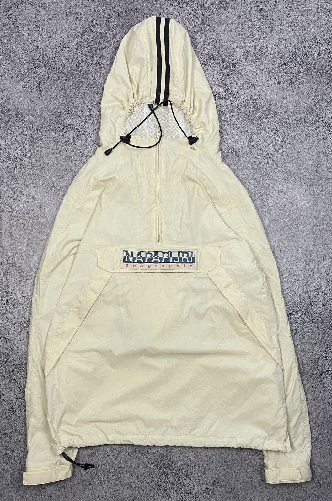 Napapijri Napapijri Geographic Packable Anorak Men’s M Beige Cream Size US M / EU 48-50 / 2 - 1 Thumbnail