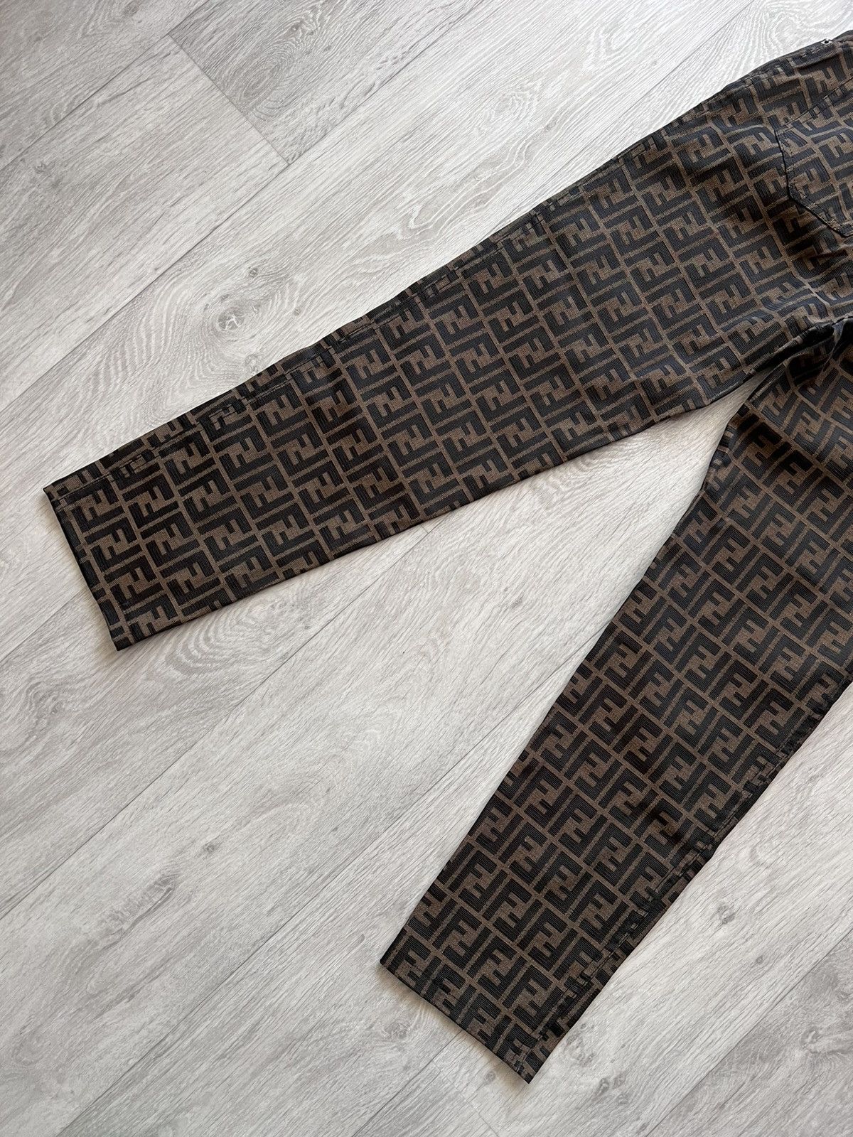 Fendi Vintage Fendi Zucca Monogram Pants 90s Size 29" - 10 Thumbnail