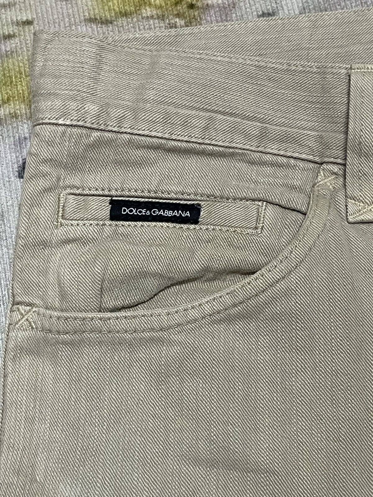 Dolce & Gabbana × Italic × Vintage Dolce & Gabbana Straight Made in Italy Vintage Size US 35 - 17 Thumbnail