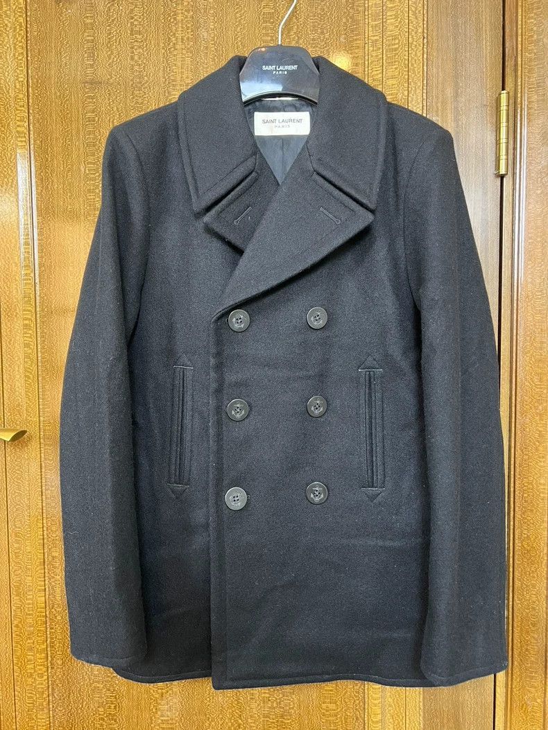 Saint Laurent Paris Saint Laurent Paris 13fw Year Navy Anchor Double breasted J Size US M / EU 48-50 / 2 - 1 Thumbnail