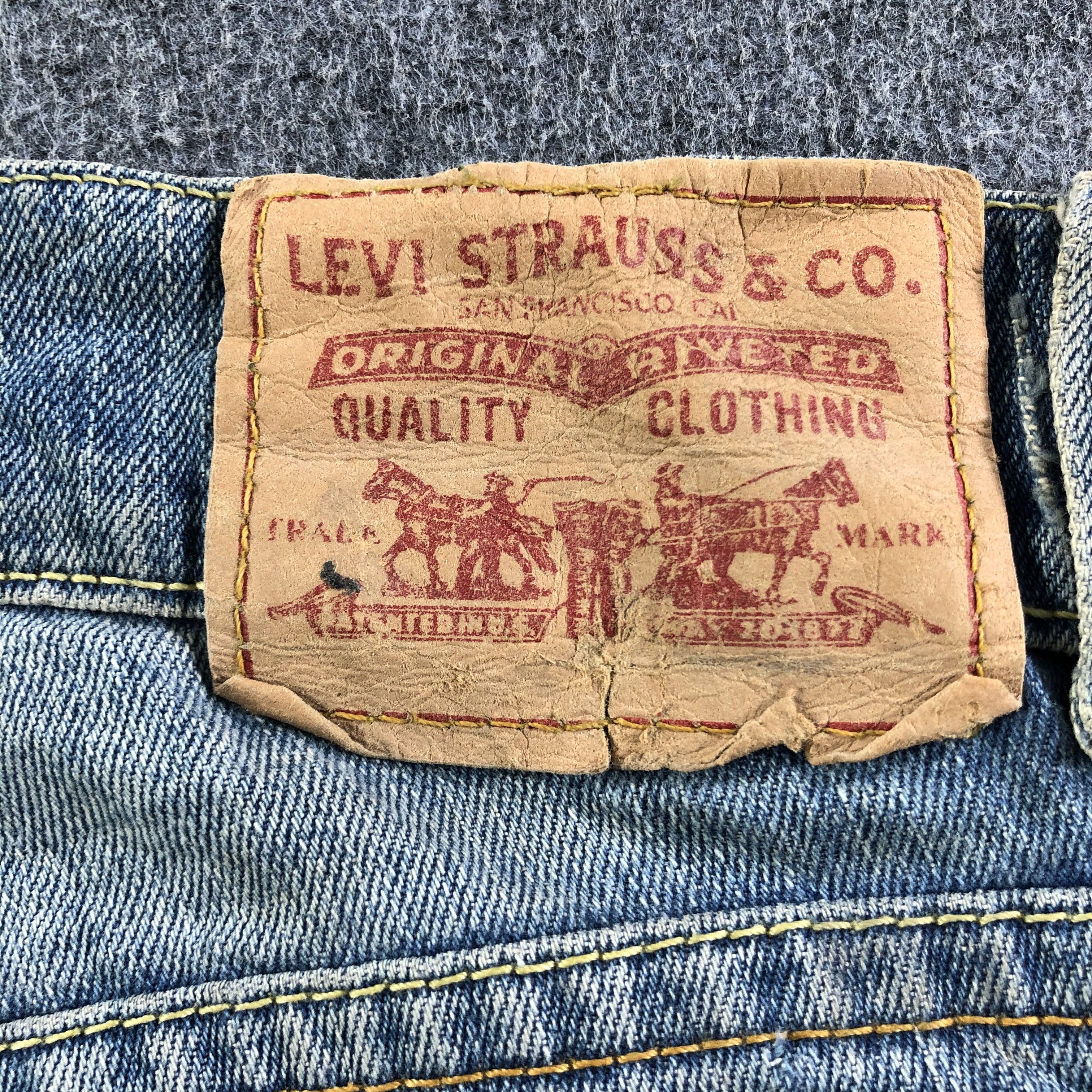 Levi's Vintage Blue Wash Levis 542 Jeans-J3326 Size US 33 - 5 Thumbnail