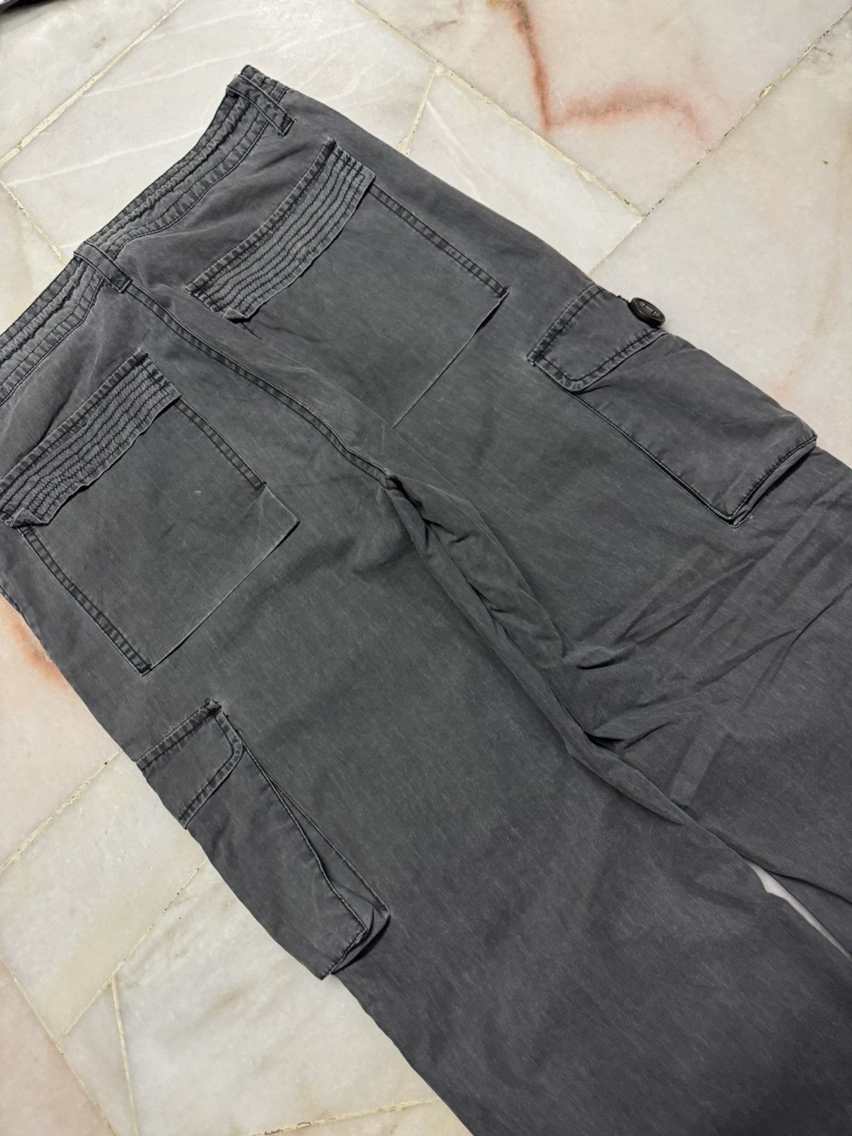 Tornado Mart VINTAGE JAPANESE FADED CARGO PANTS Size US 31 - 16 Thumbnail