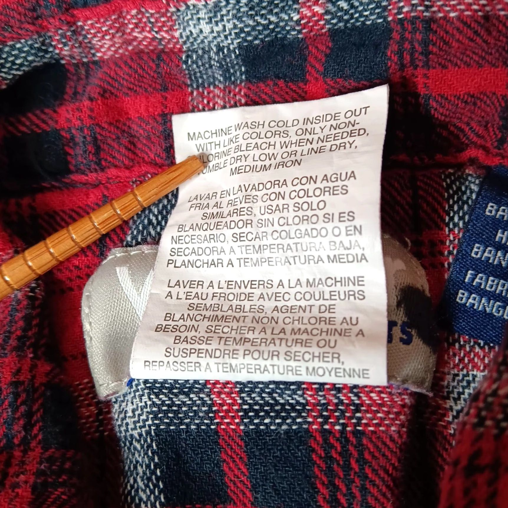 Wrangler VINTAGE Wrangler Wrancher Shirt Large Plaid Red Western Pearl Snap Cowboy Workwear Mens L Red Plaid Western Wear 90s Size US L / EU 52-54 / 3 - 6 Thumbnail