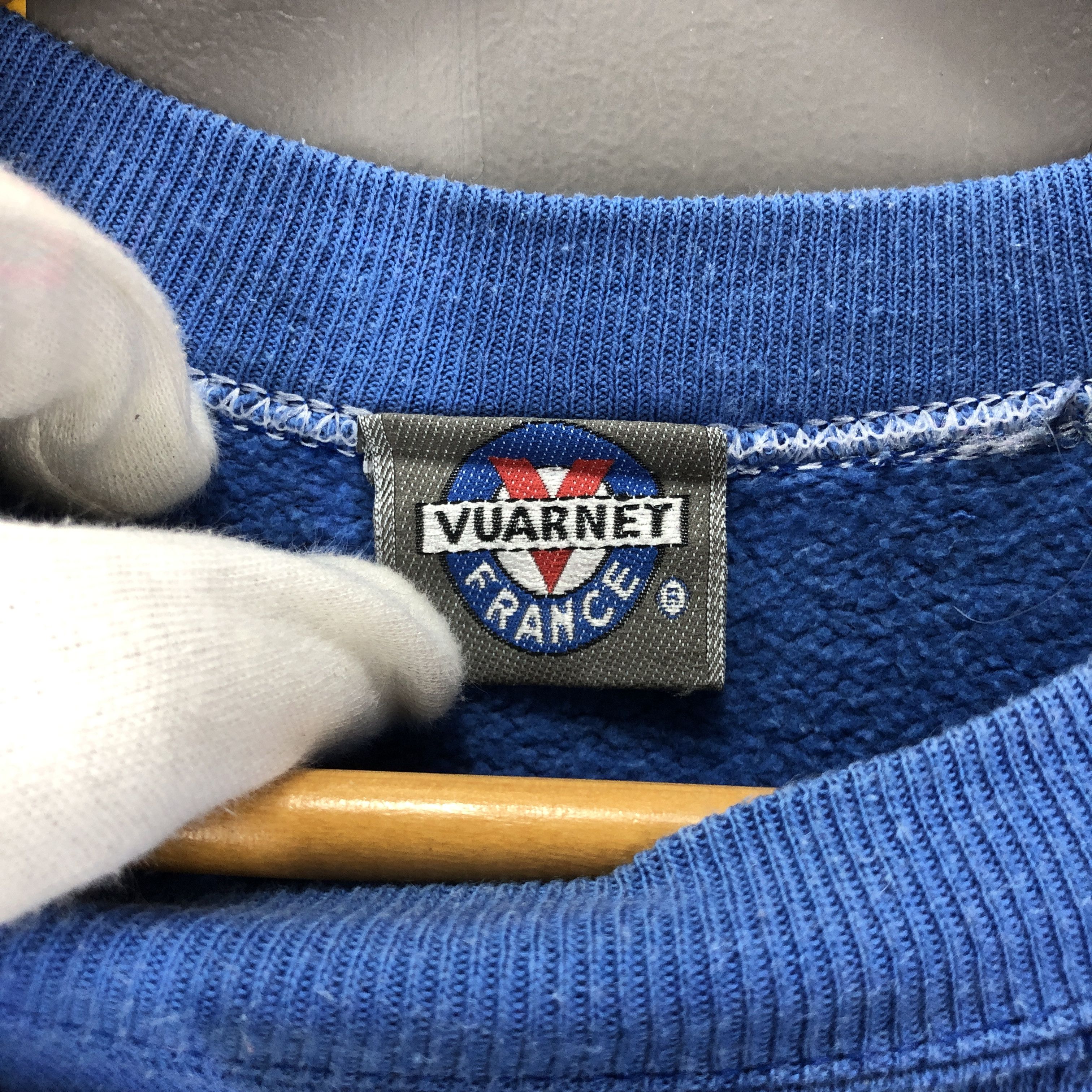 Vuarnet 90s Vintage VUARNET FRANCE Crew Neck Sweatshirt #1574/01 Size US M / EU 48-50 / 2 - 7 Thumbnail