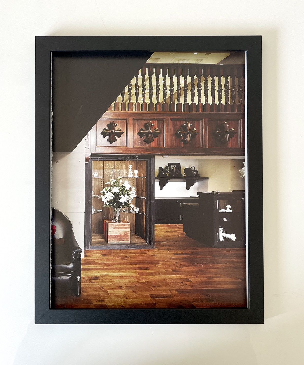 Chrome Hearts × Vintage Chrome Hearts furnished store Framed poster 9x11 Size ONE SIZE - 1 Thumbnail