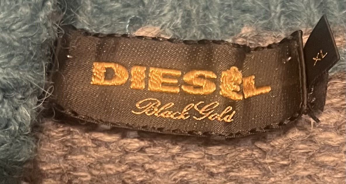 Diesel × Diesel Black Gold Authentic Diesel Black Gold Italy Alpaca Wool Nylon Sweater Size US XL / EU 56 / 4 - 4 Thumbnail