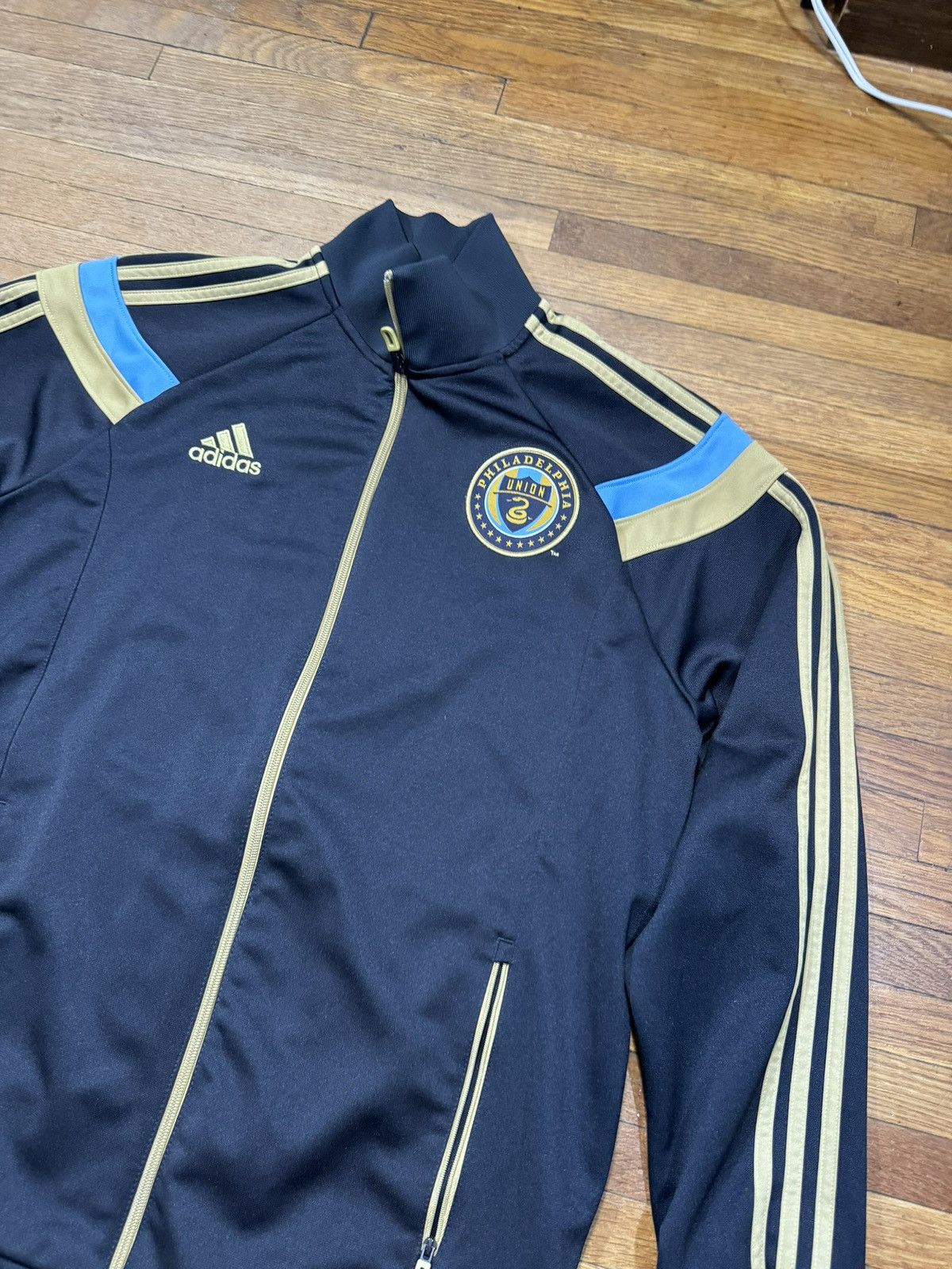 Adidas Philadelphia Union Adidas Track Jacket Size US L / EU 52-54 / 3 - 3 Thumbnail