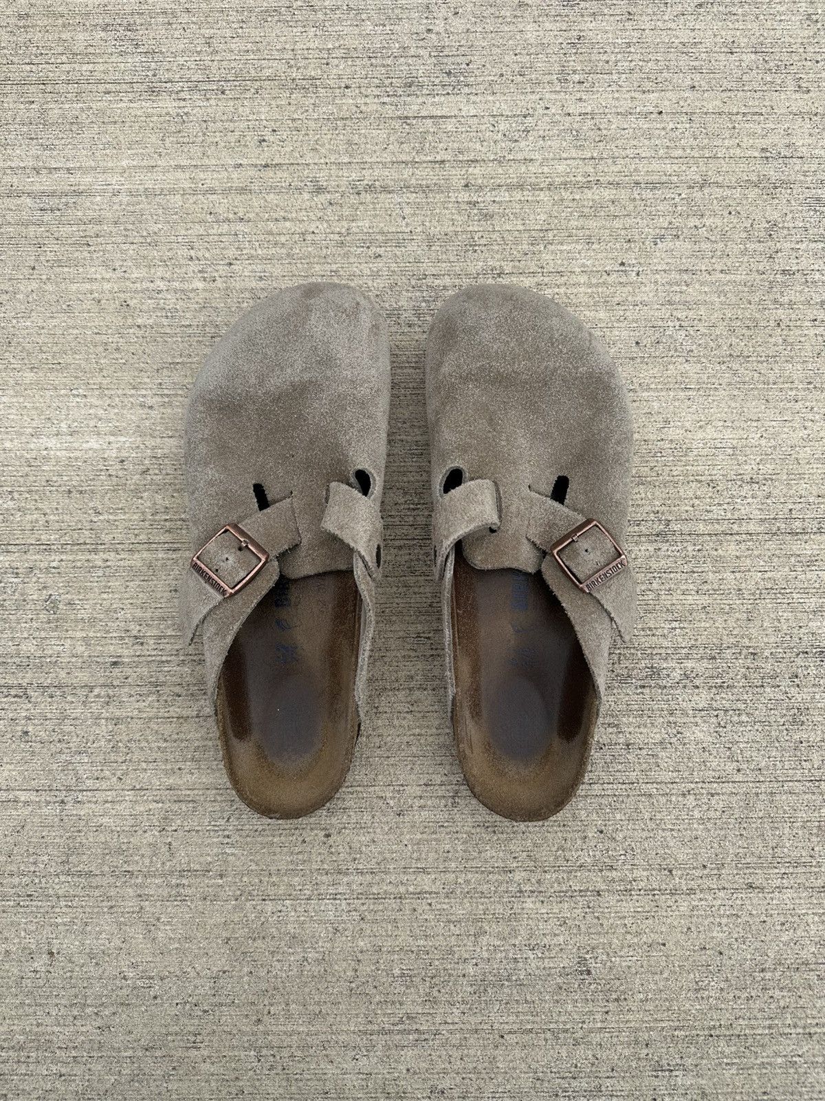 Taupe Birkenstock Boston 42
