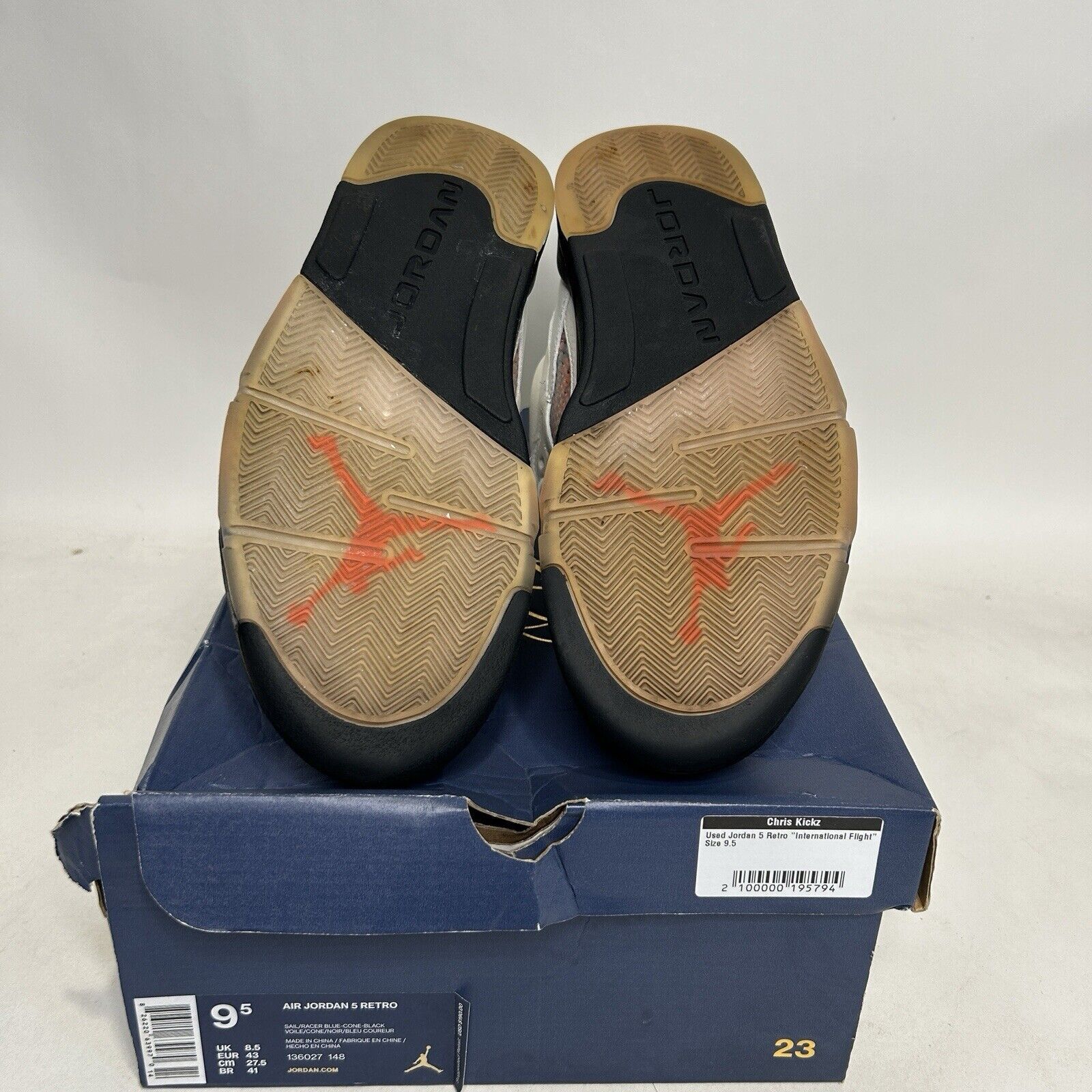 Jordan Brand Nike Air Jordan 5 Retro OG “International Flight” 2024 Size US 9.5 / EU 42-43 - 7 Thumbnail