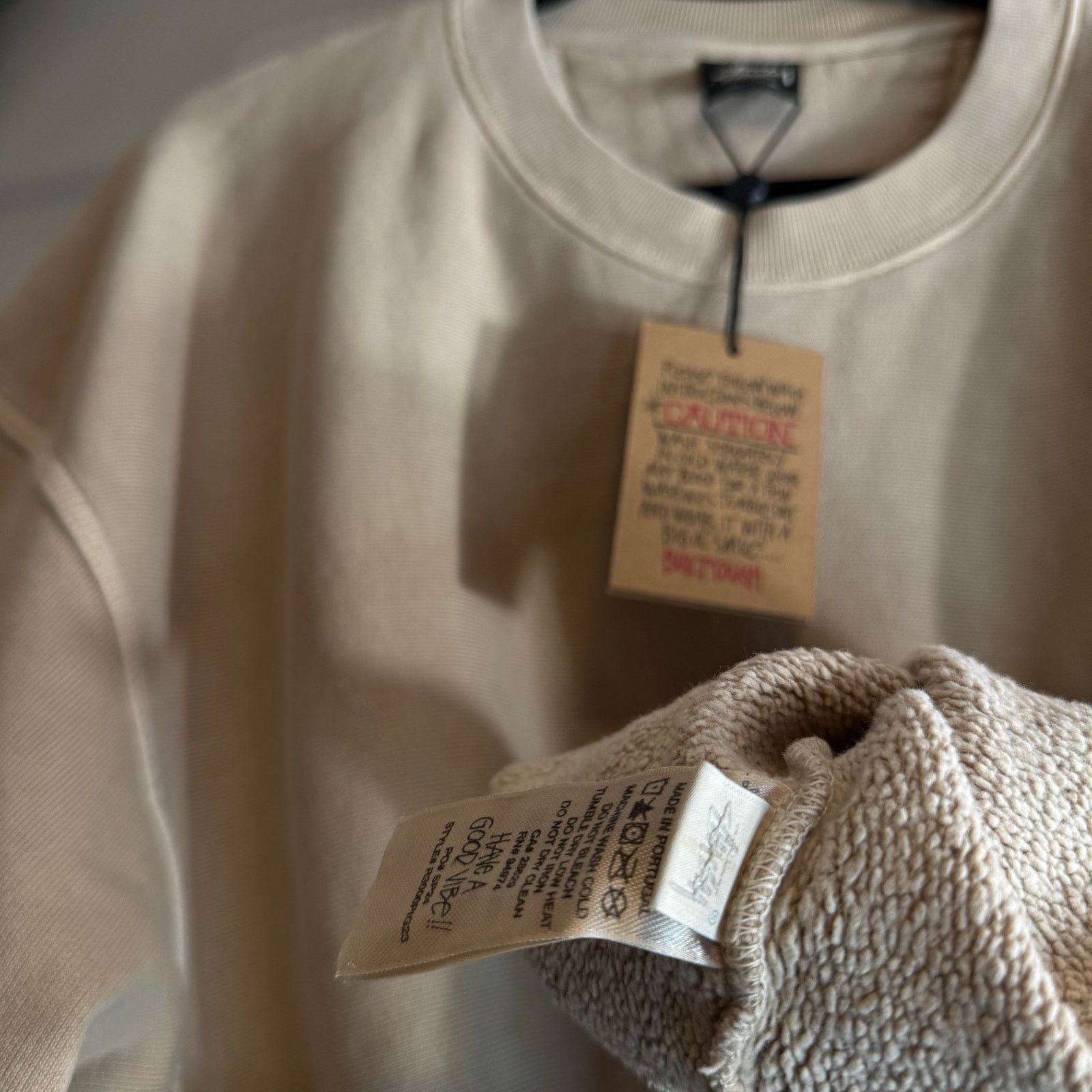 Stussy •NWT• STÜSSY BUANA PIG. DYED KHAKI CREWNECK • XXL Size US XXL / EU 58 / 5 - 4 Thumbnail