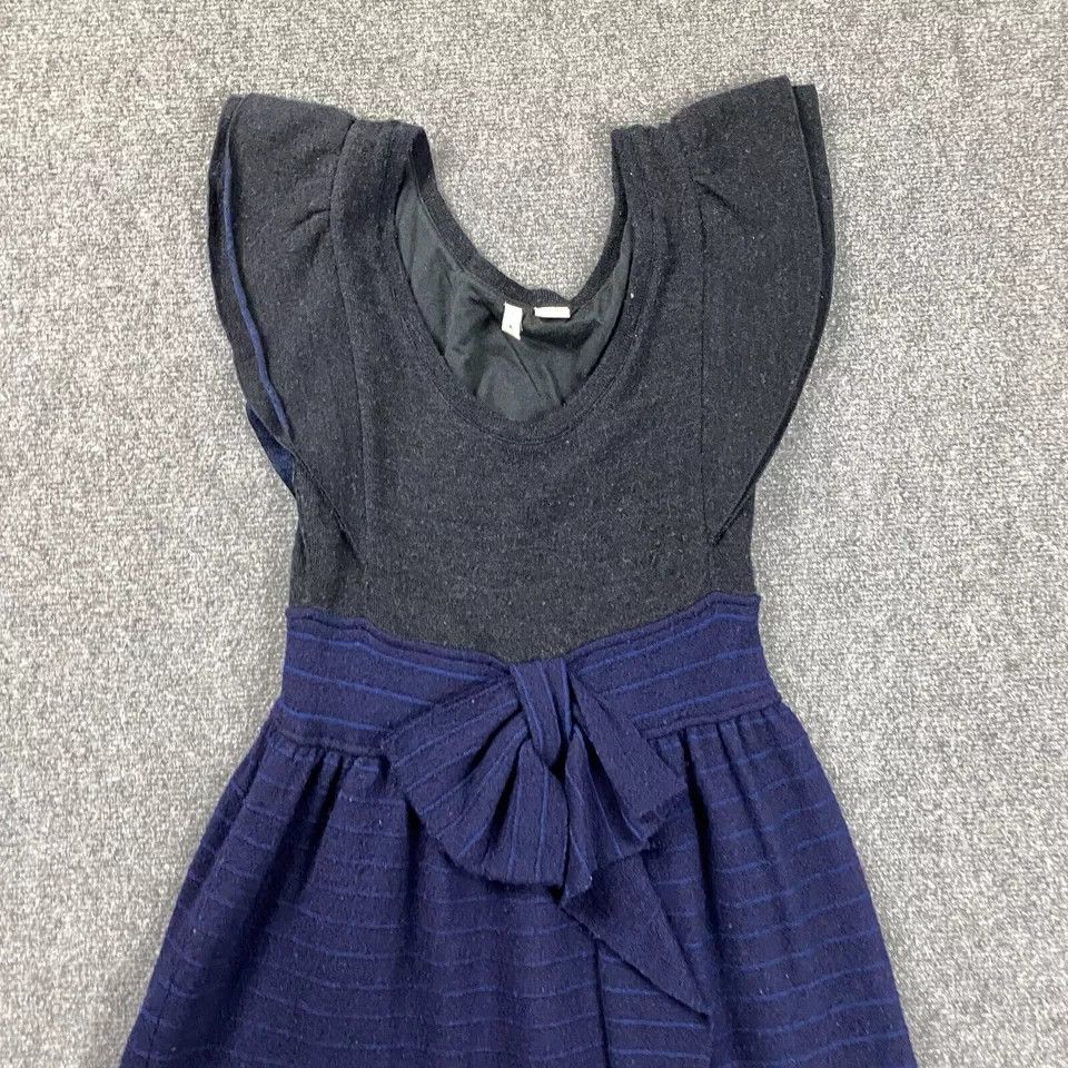 Other Anthropologie Moth Dress Womens XS Flare Sleeveless Wool Size XS / US 0-2 / IT 36-38 - 2 Thumbnail