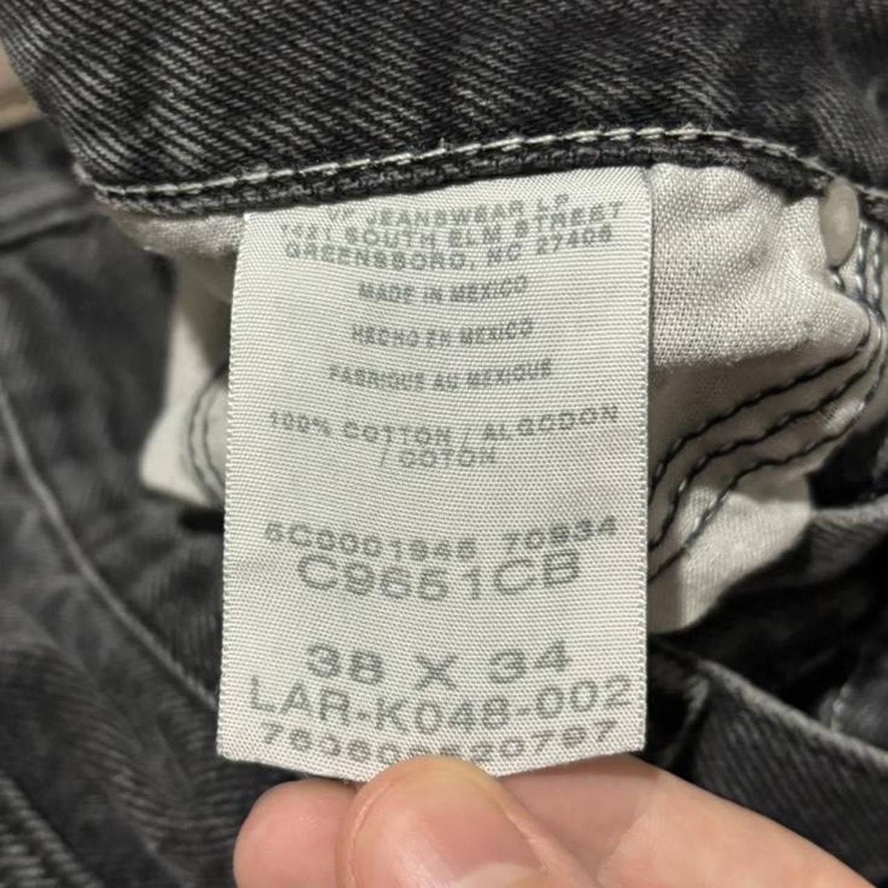 Wrangler Vintage Wrangler Faded Grey Relaxed Fit Denim Jeans Size US 37 - 5 Thumbnail