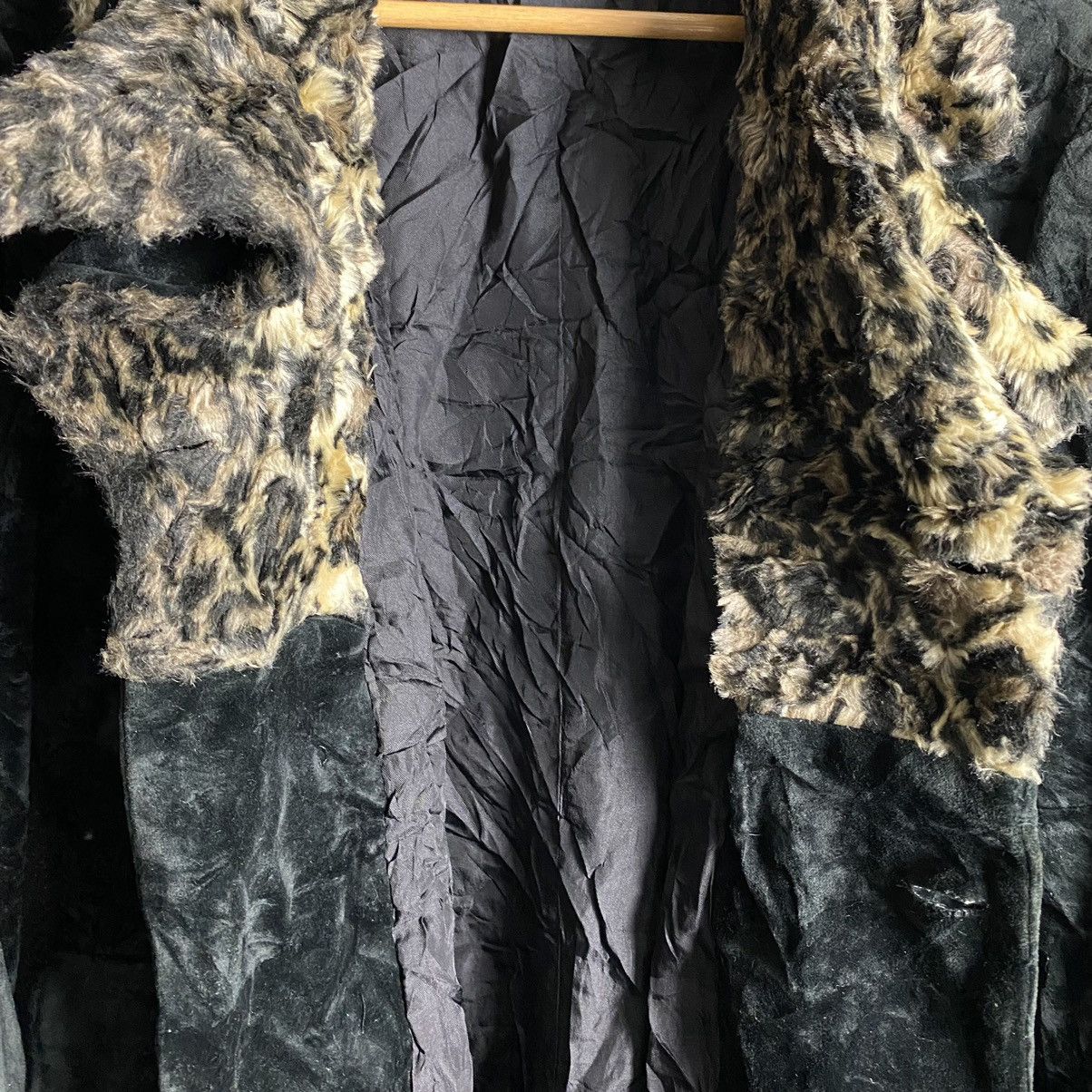 Japanese Brand Up start leopard shearling blazer Size US M / EU 48-50 / 2 - 3 Thumbnail