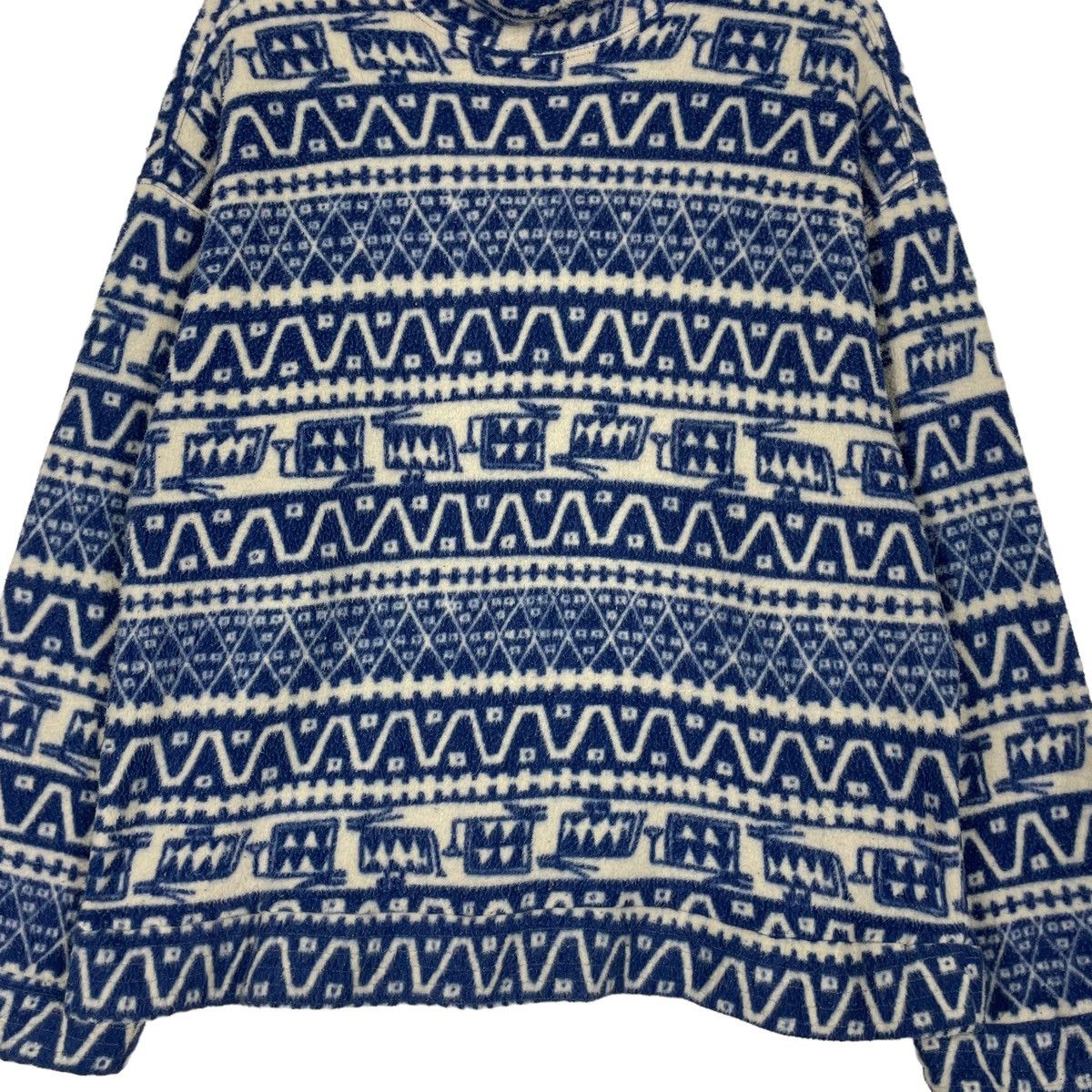 Japanese Brand × Native 💥NORDICA ITALY NATIVE ART MOTIVE FLEECE PULLOVER Size US L / EU 52-54 / 3 - 5 Thumbnail