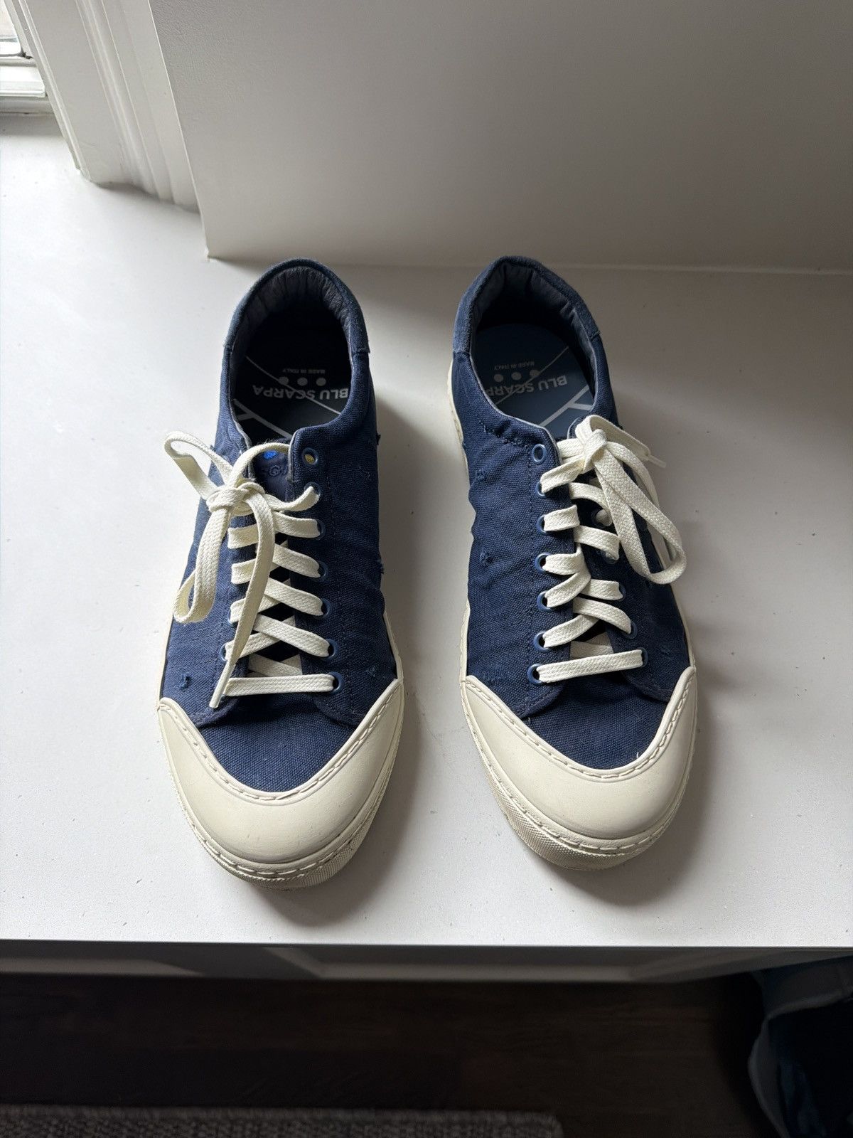 Other Blu Scarpa Navy Tennis Sneaker Size US 10 / EU 43 - 3 Thumbnail