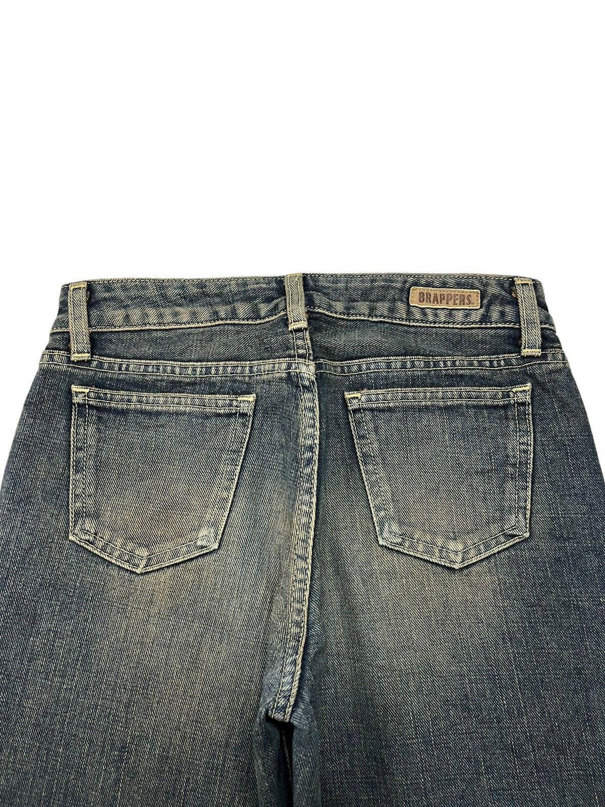 Japanese Brand Vintage Japanese Brand Rusty Mud Wash Flare Jeans Size 27" / US 4 / IT 40 - 8 Thumbnail