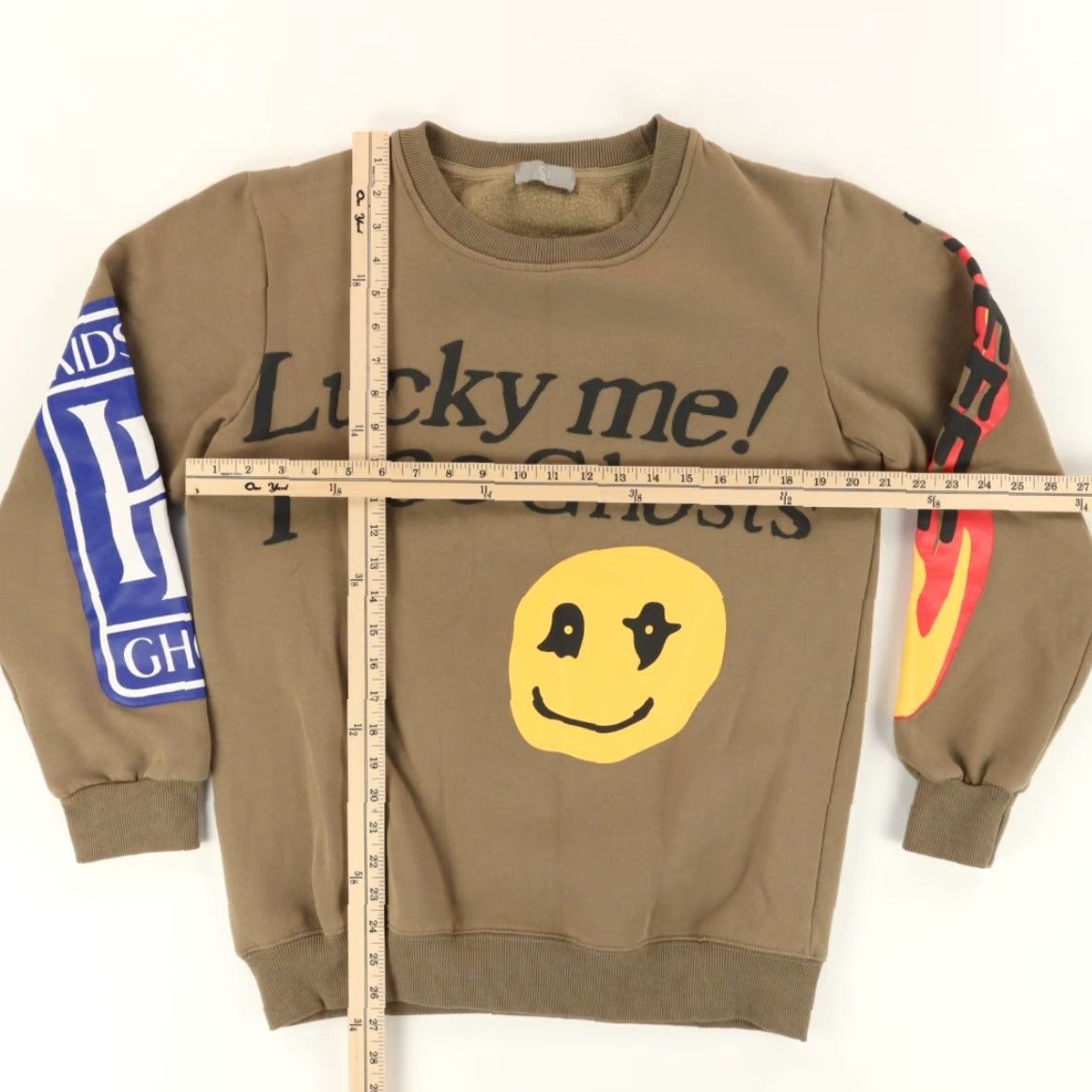 Vintage Hbat Kanye West I see Ghosts Solid Long Sleeve Sweatshirt Brown Men's L Shirts Sweatshirt Mens 90s? Size US L / EU 52-54 / 3 - 3 Thumbnail