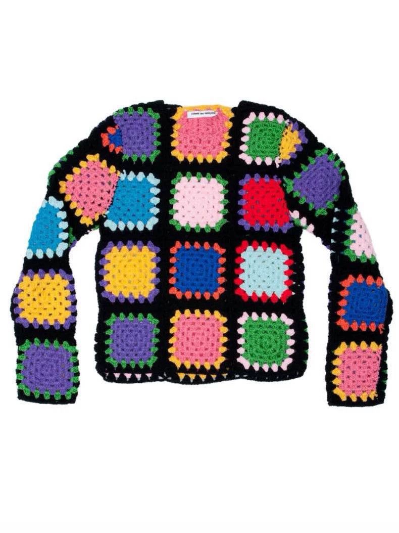 Comme des Garcons Comme des Garcons AD2011 Patchwork Knit Sweater 2504-Nextar Size US S / EU 44-46 / 1 - 1 Thumbnail