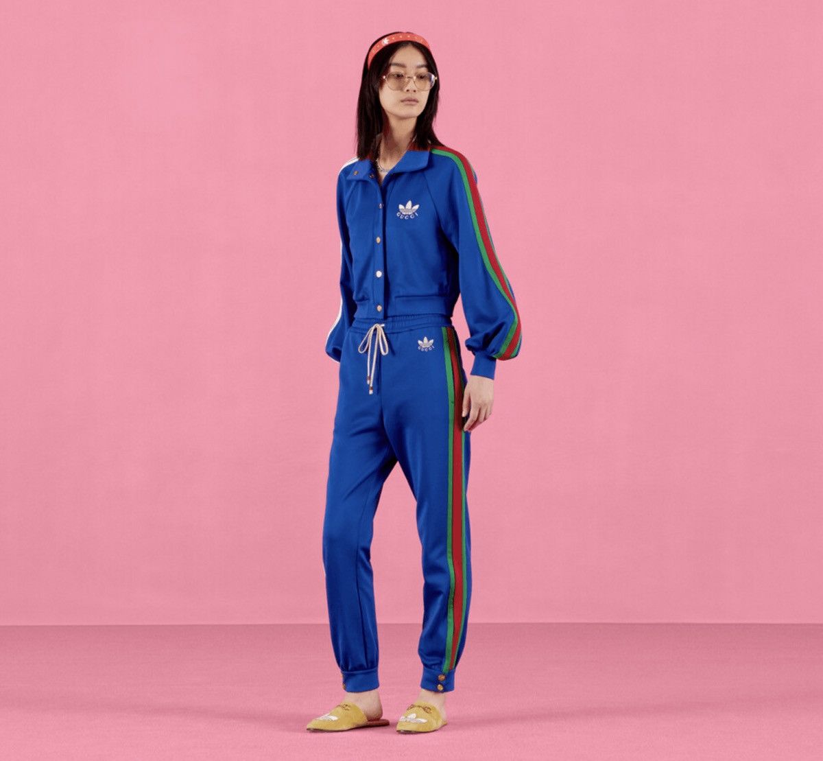 Adidas × Gucci Gucci x Adidas jacket pants set Size M / US 6-8 / IT 42-44 - 1 Thumbnail