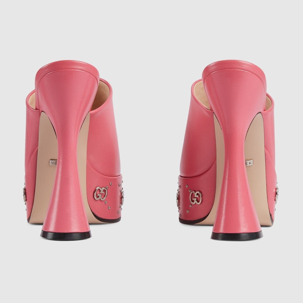 Gucci o1s1wg110125 Platform Slides Sandals in Pink Size US 8.5 / IT 38.5 - 3 Thumbnail