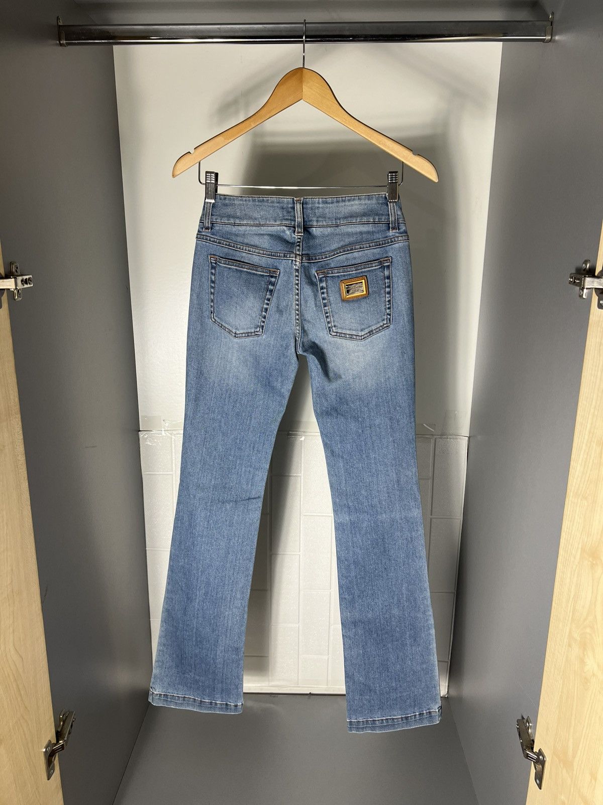 Dolce & Gabbana VINTAGE DOLCE & GABBANA ITALIAN DESIGNER DENIM JEANS Y2K 90s Size 26" / US 2 / IT 38 - 18 Thumbnail