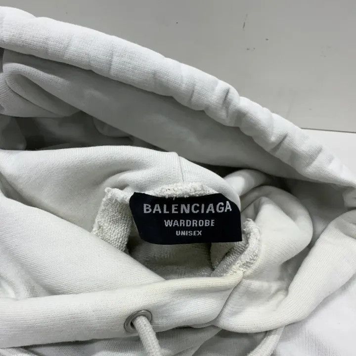 Balenciaga Balenciaga Logo Embroidered Hoodie for Men 0079-2507 Size US XS / EU 42 / 0 - 1 Thumbnail