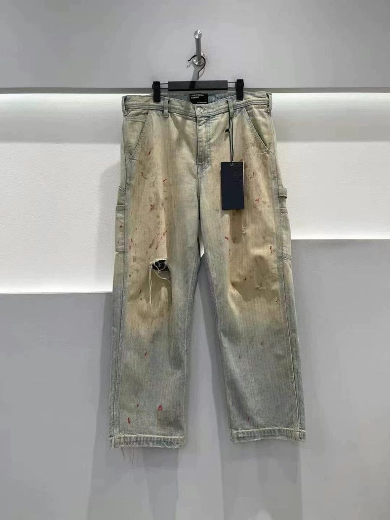 Enfants Riches Deprimes Enfants Riches Deprimes Blood-stained mud-stained pants, lo Size US 34 / EU 50 - 1 Thumbnail