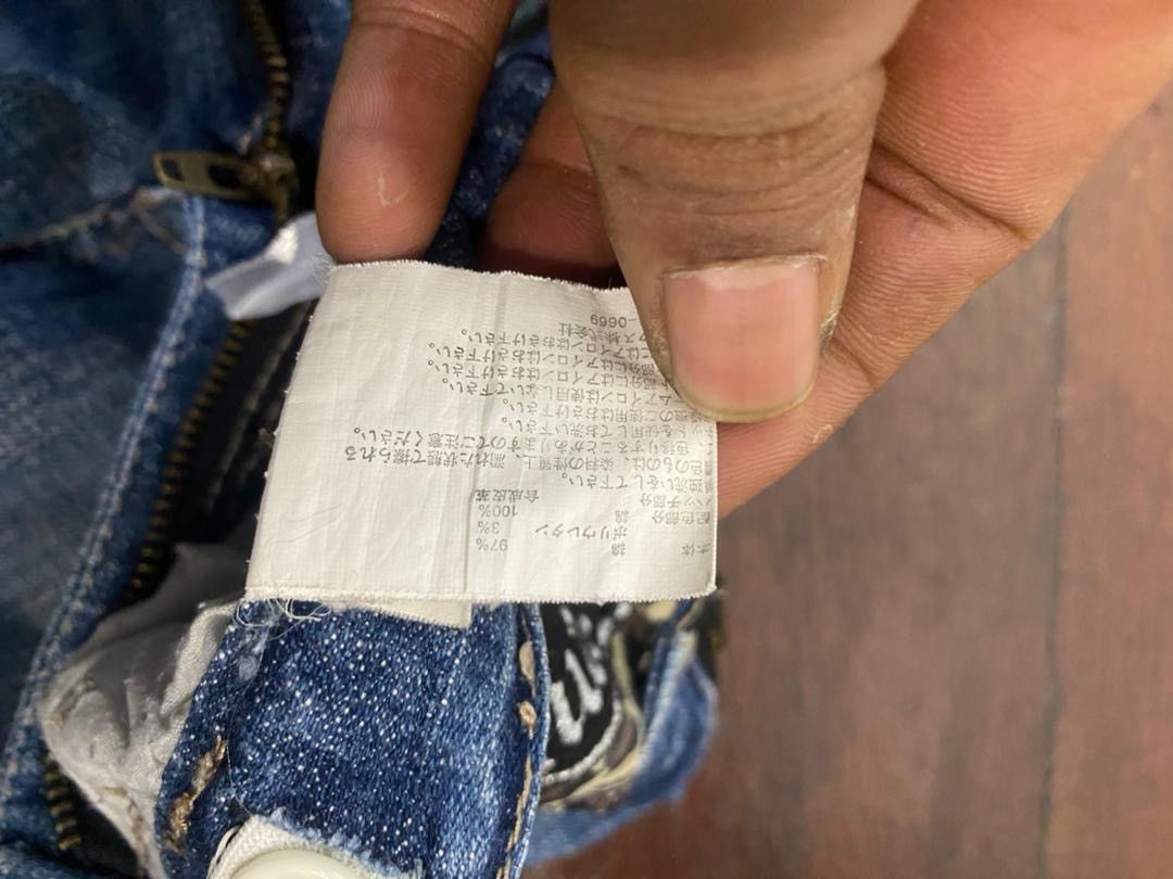 Japanese Brand Unisex🔥Unbrand denim with patches pants jeans Size 27" / US 4 / IT 40 - 8 Thumbnail