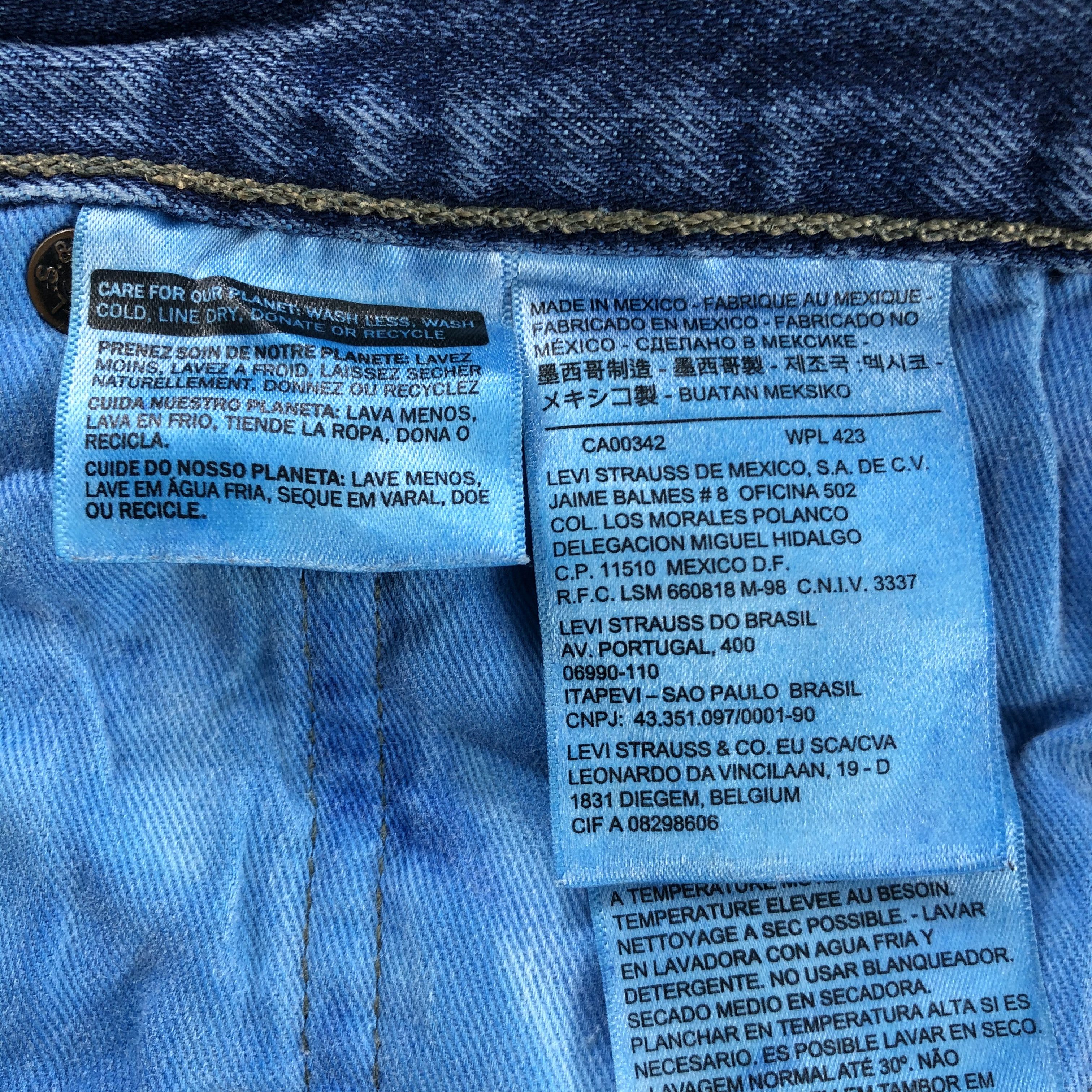 Levi's Levis 501 Jeans Blue Wash Denim KJ1125 Size US 36 / EU 52 - 13 Thumbnail