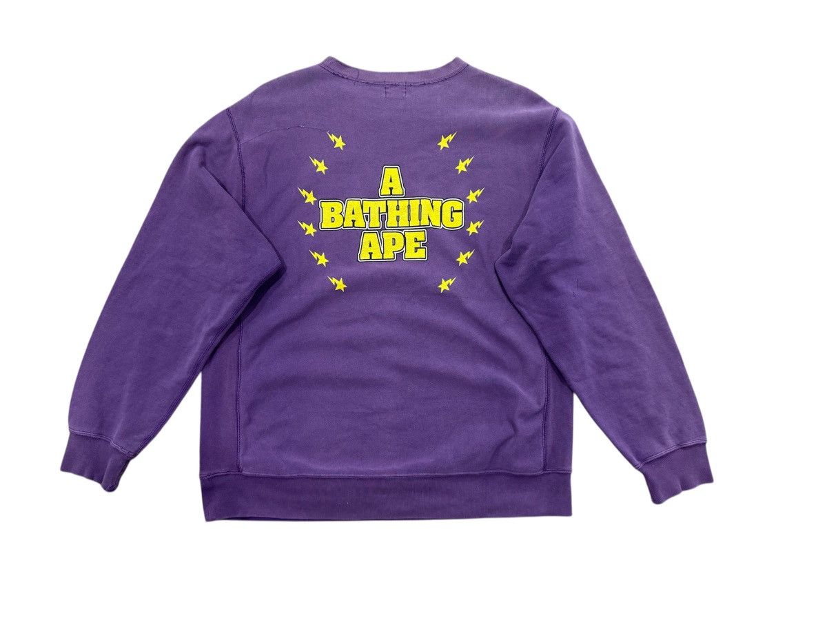 Bape Vintage Distress Purple Faded A Bathing Ape Size US L / EU 52-54 / 3 - 3 Thumbnail