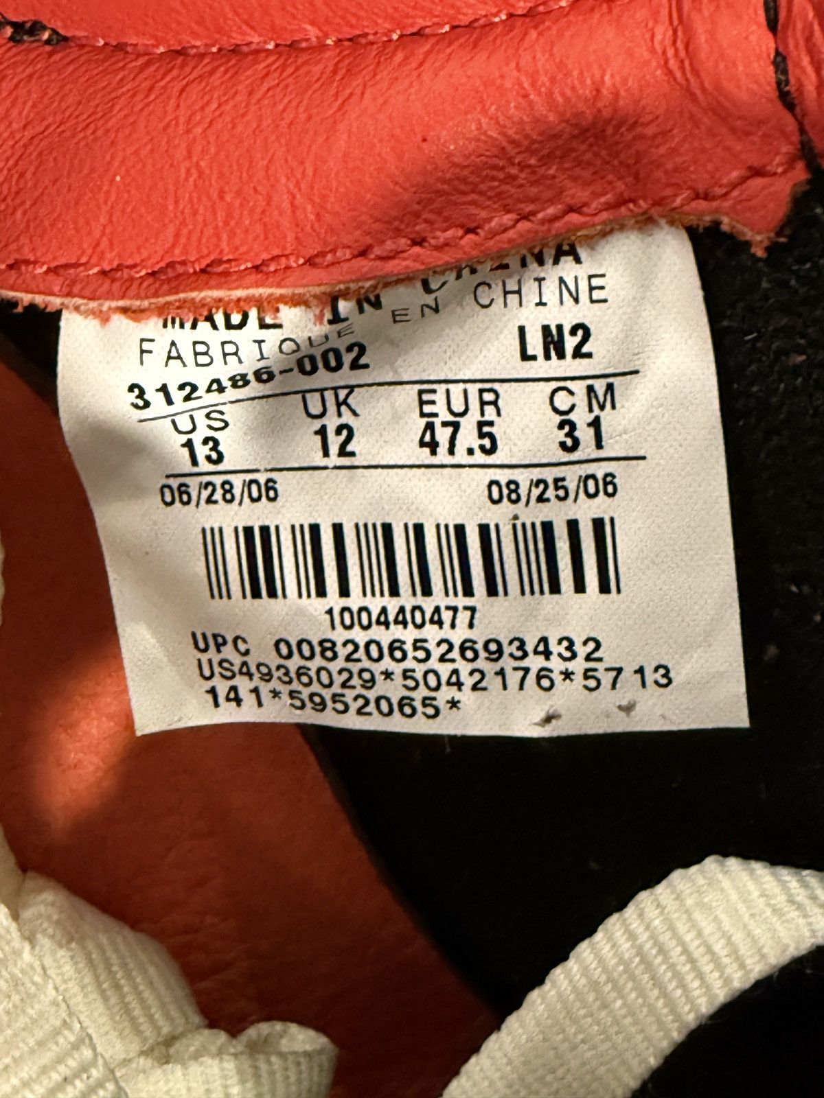 Nike Nike AF1 Low Insideout Max Orange Size 13 DS 2005 Size US 13 / EU 46 - 7 Thumbnail
