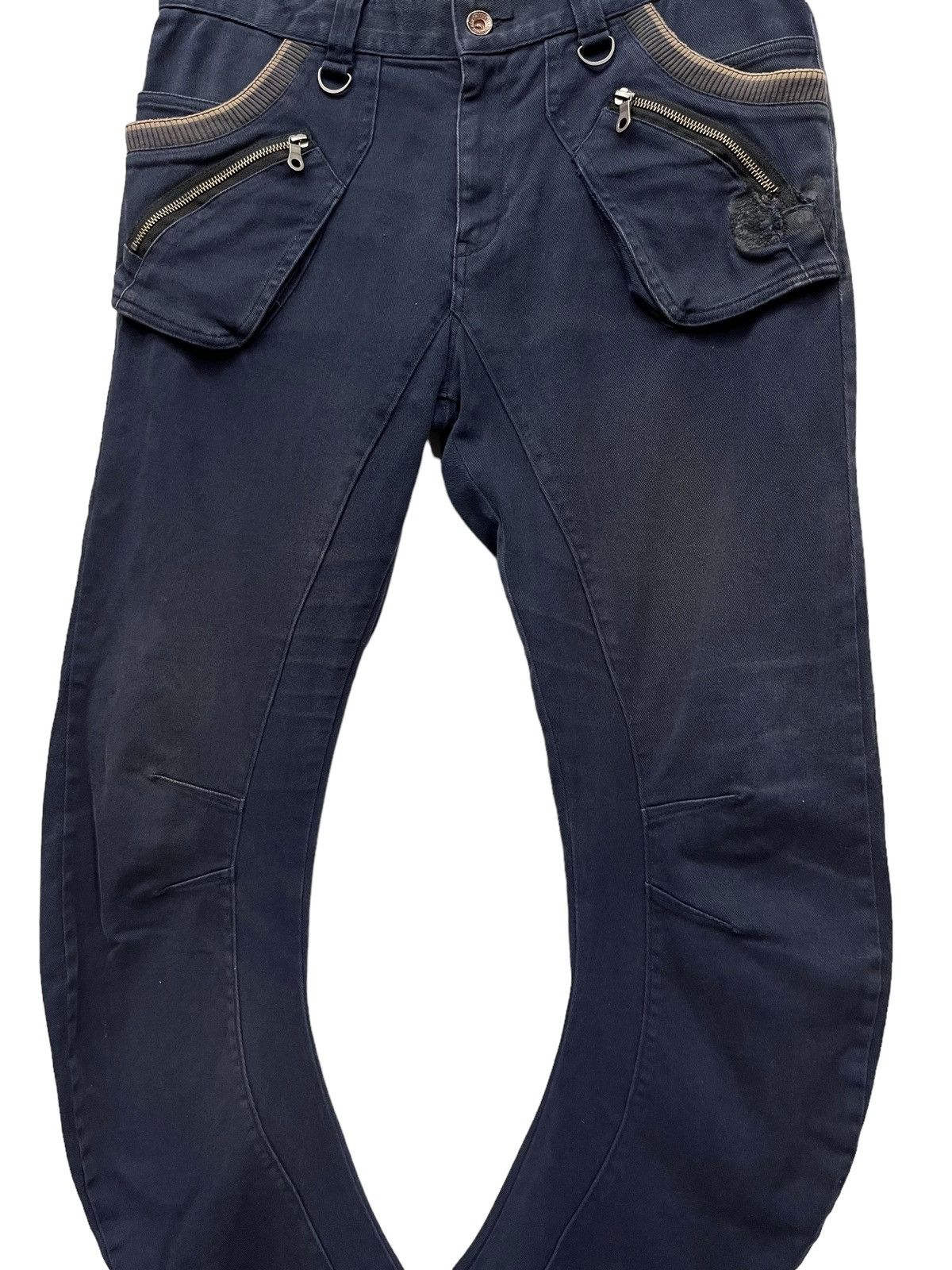 PPFM 🔥 90’s PPFM Punk Biker Curve Leg Rusty Faded Japanese Brand Size US 33 - 6 Thumbnail
