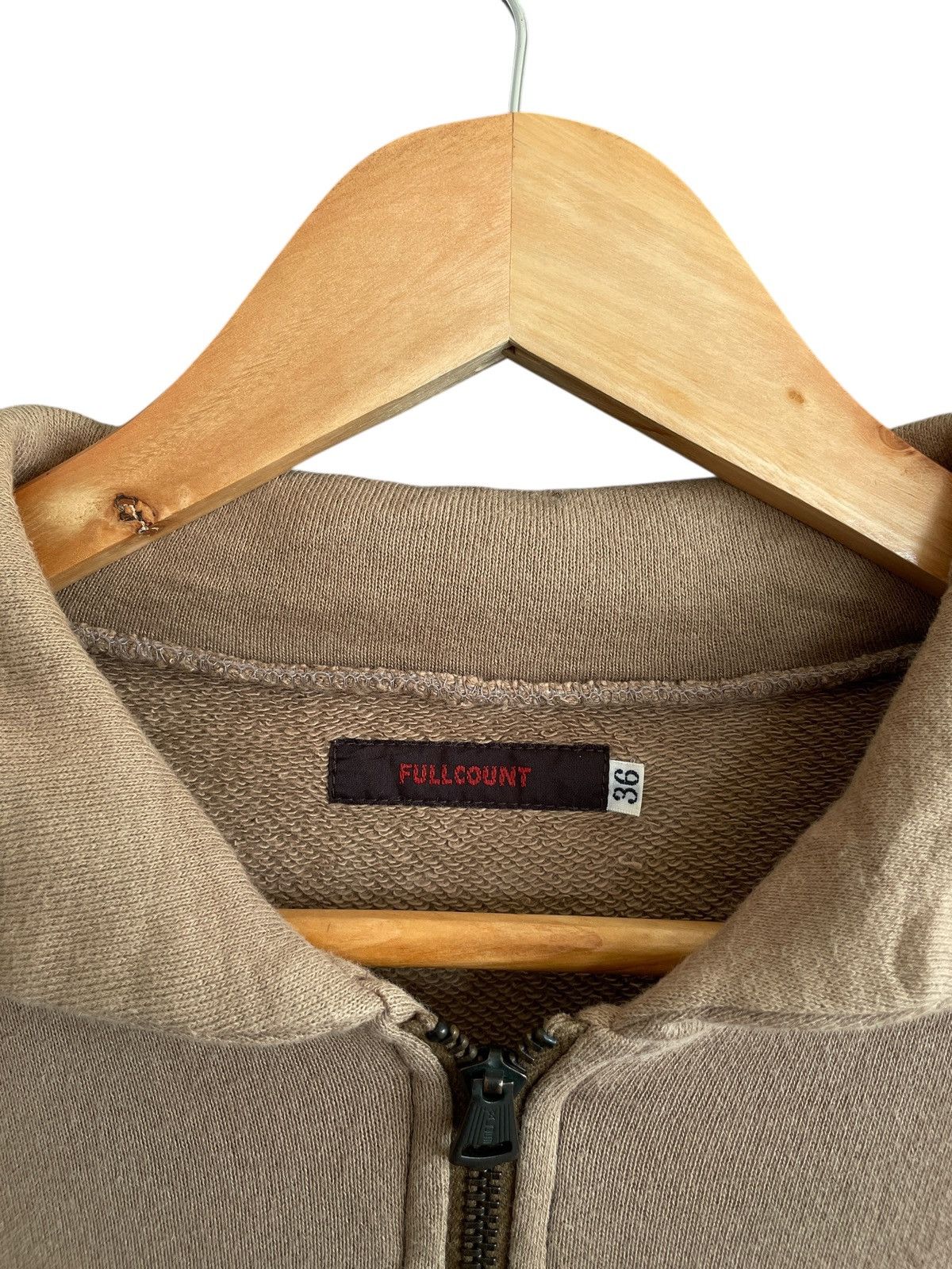 Full Count & Co. Vintage Brand Full Count Half Zipper Sweatshirt 1990s Size US M / EU 48-50 / 2 - 7 Thumbnail