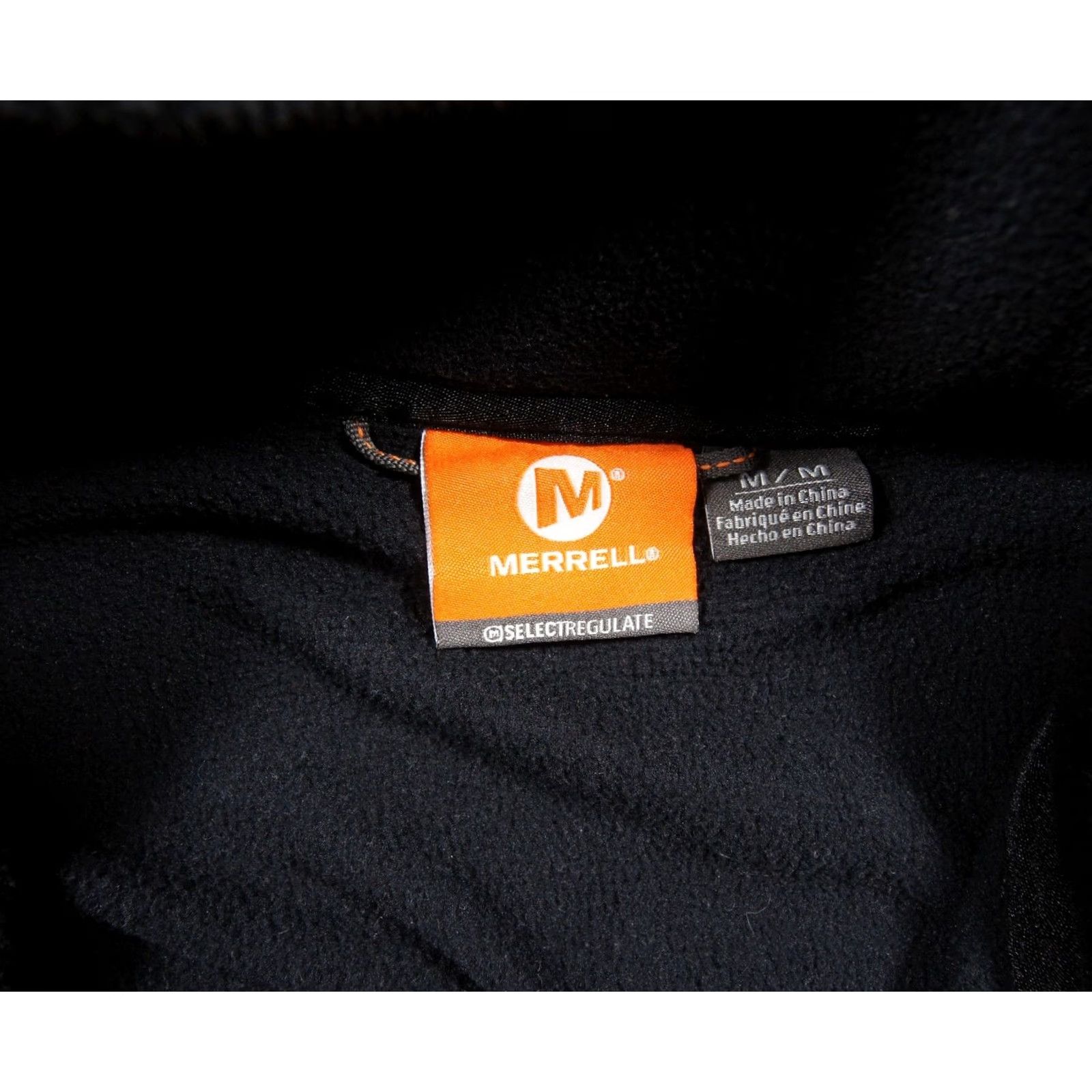 Merrell Merrell Jacket Women Medium Black Full Zip Hooded Fleece Outdoor Regulate Outdoor Size M / US 6-8 / IT 42-44 - 6 Thumbnail