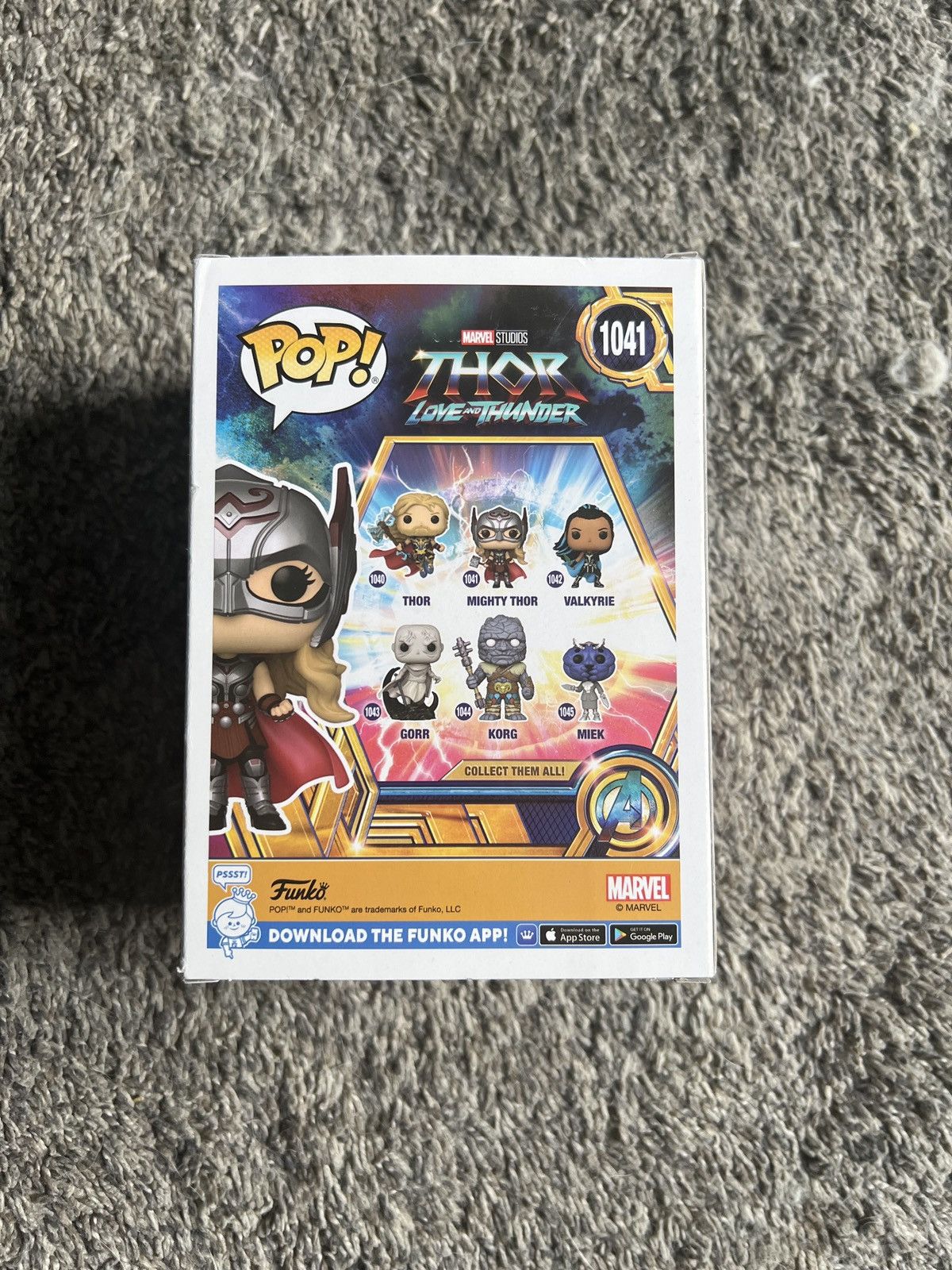 Marvel Comics Funko Pop! Mighty Thor Bobble-Head Size ONE SIZE - 2 Thumbnail