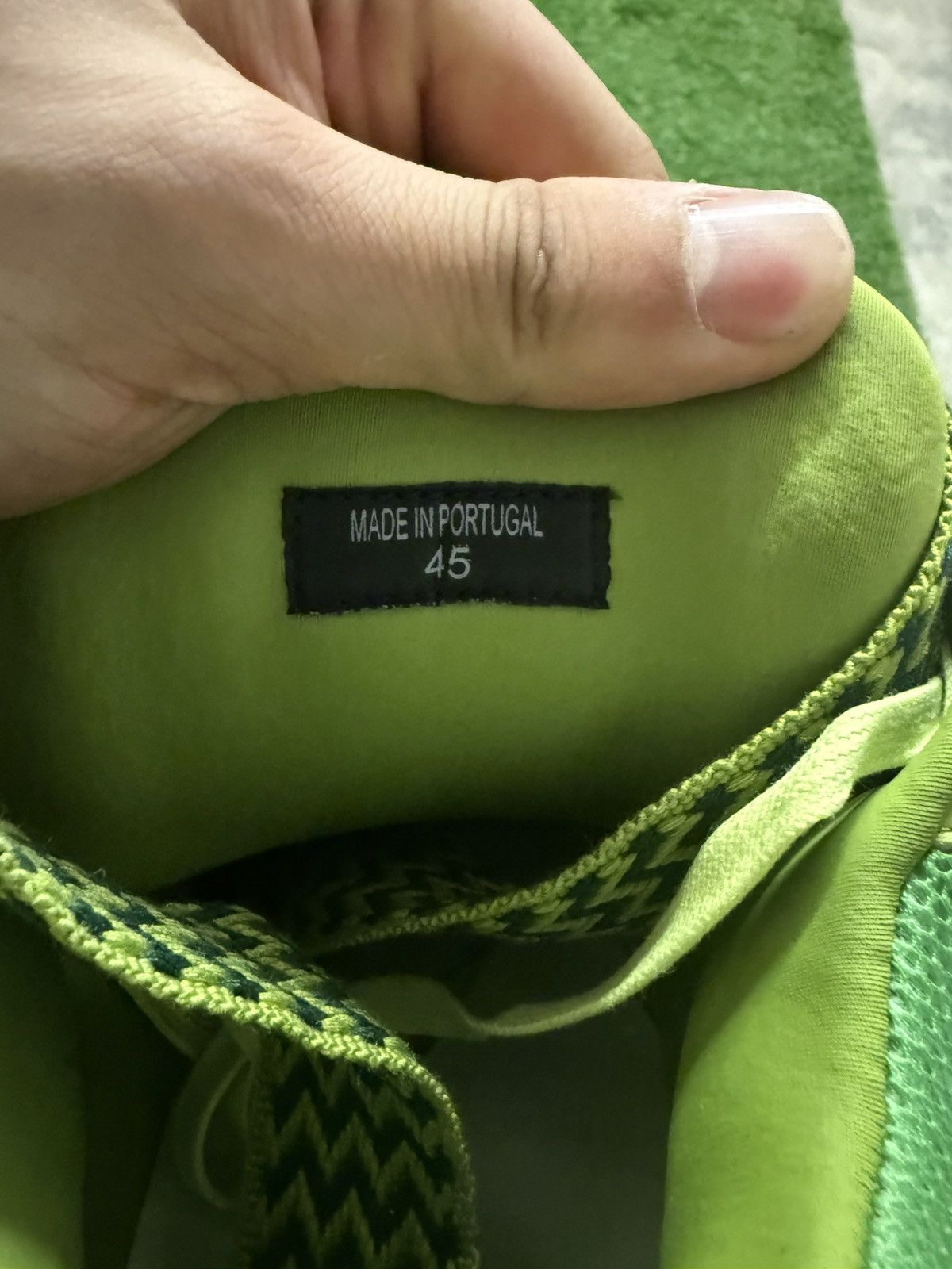 Lanvin Lanvin Curb Sneaker ‘Green’ Size US 12 / EU 45 - 6 Thumbnail